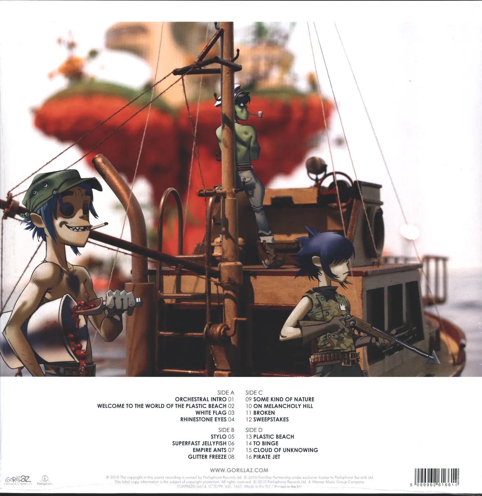 Gorillaz: Plastic Beach, 2×LP (Vinyl)
