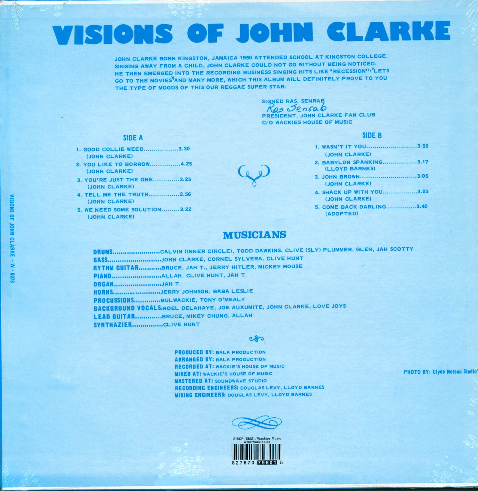John Clarke: Visions Of John Clarke, LP (Vinyl)