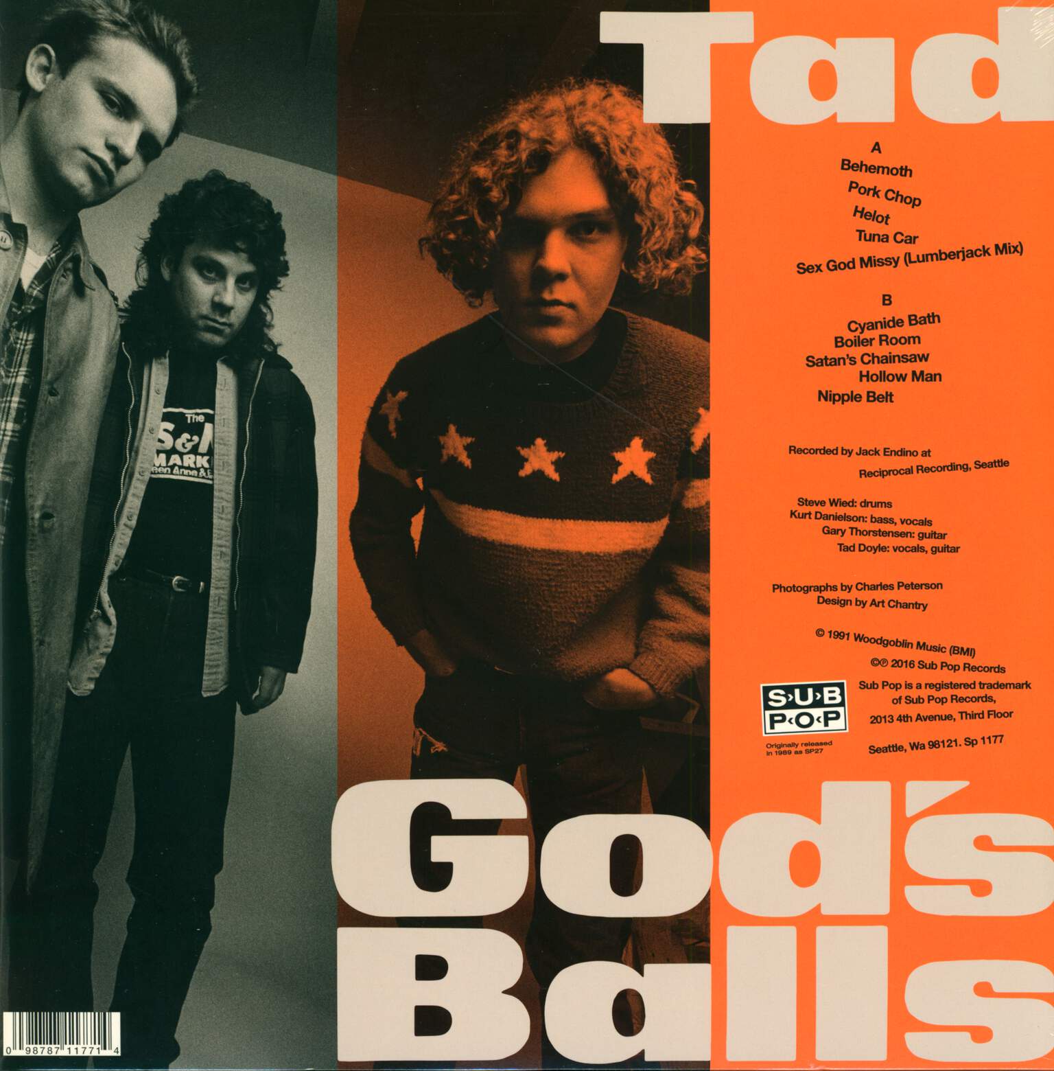 Tad: God's Balls, LP (Vinyl)