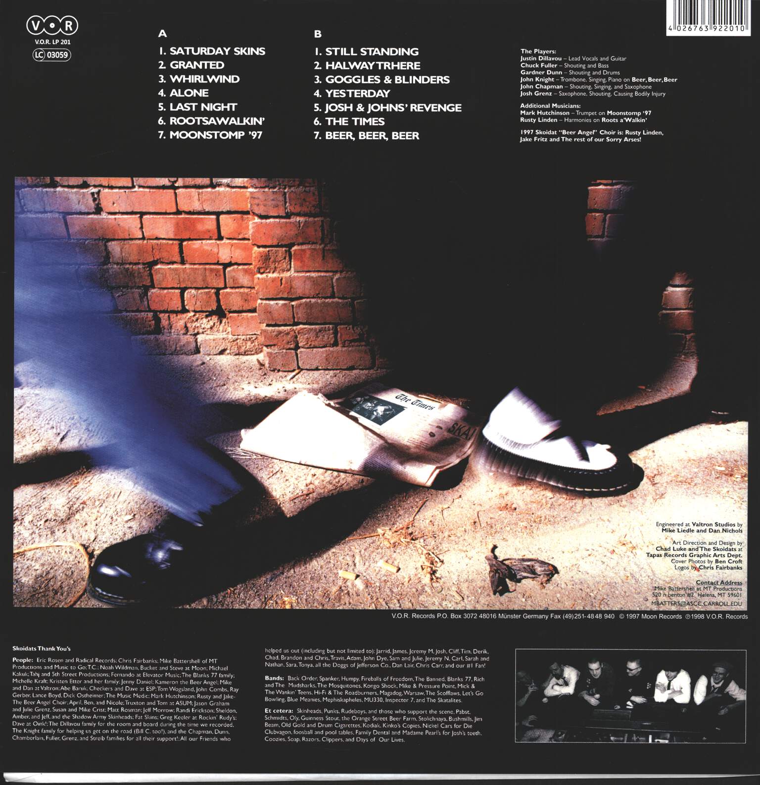 The Skoidats: The Times, LP (Vinyl)