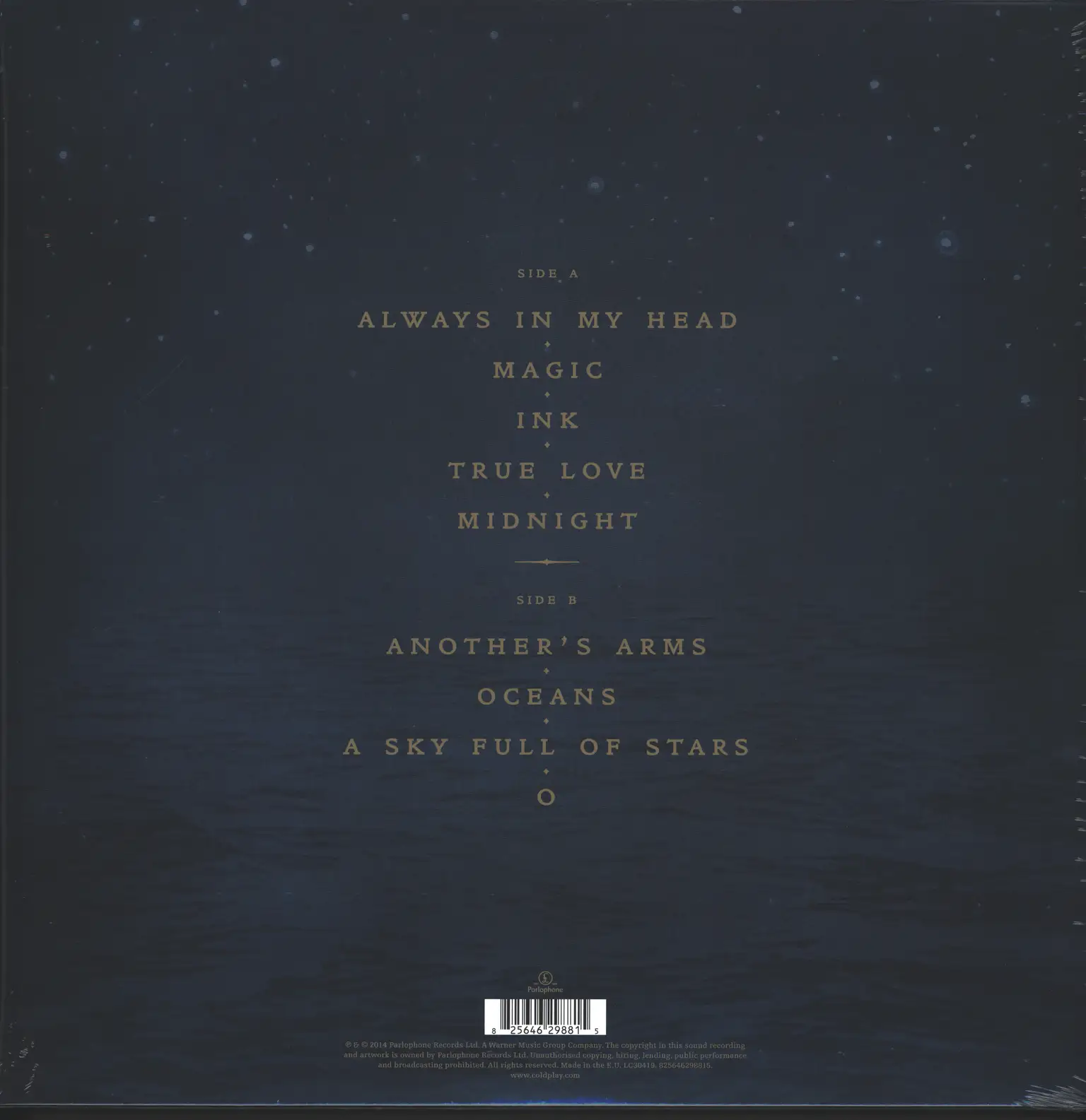 Coldplay: Ghost Stories, LP (Vinyl)