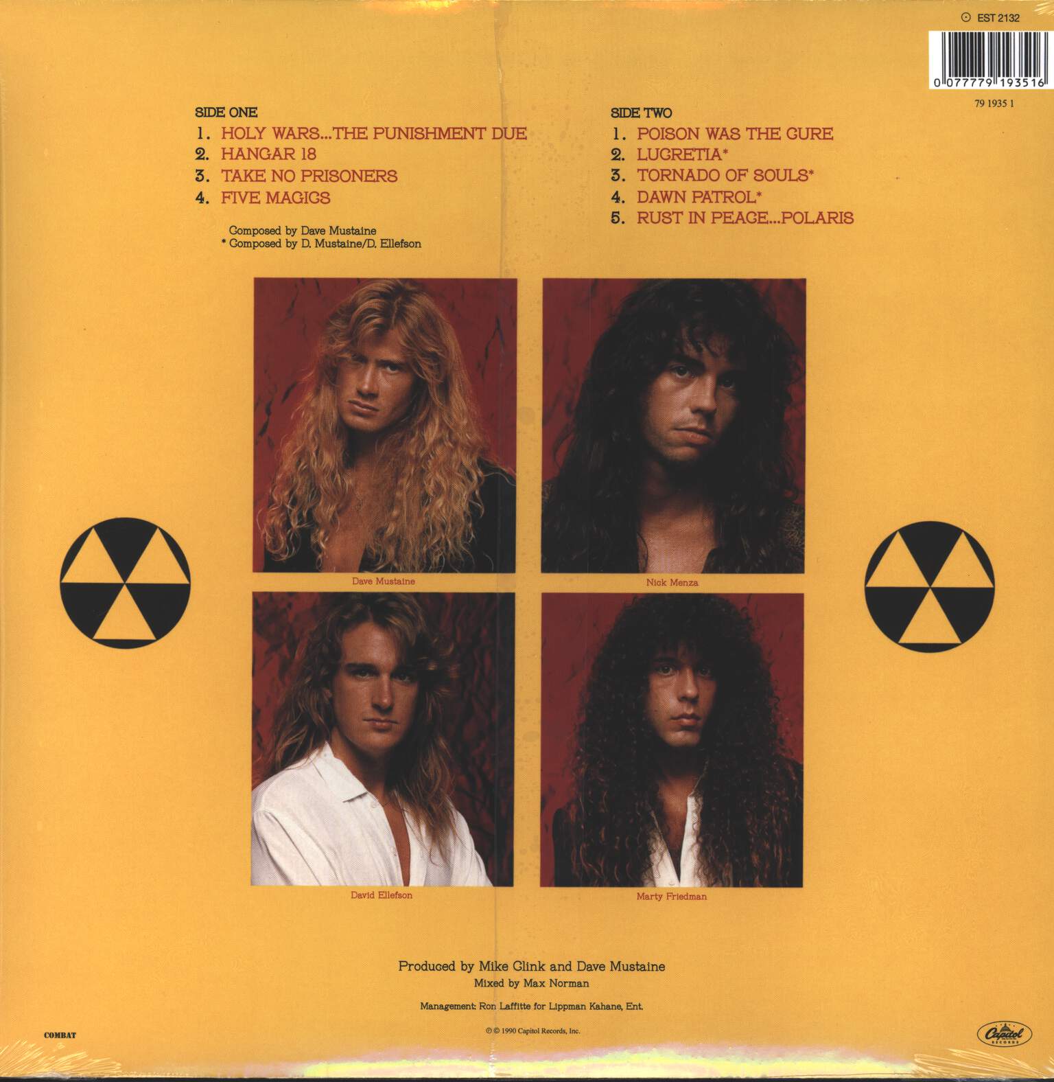 Megadeth: Rust In Peace, LP (Vinyl)
