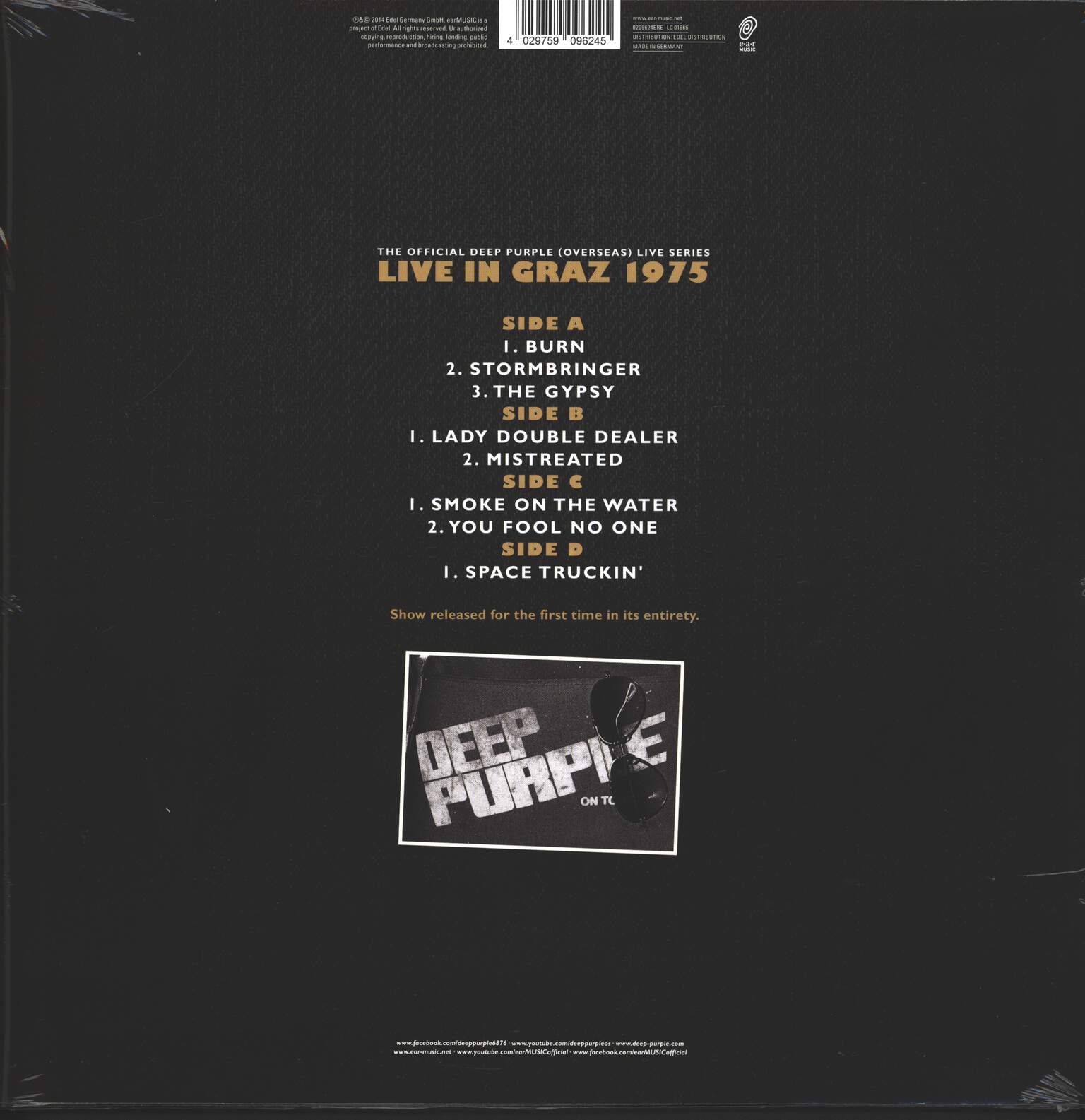 Deep Purple: Graz 1975, 2×LP (Vinyl)