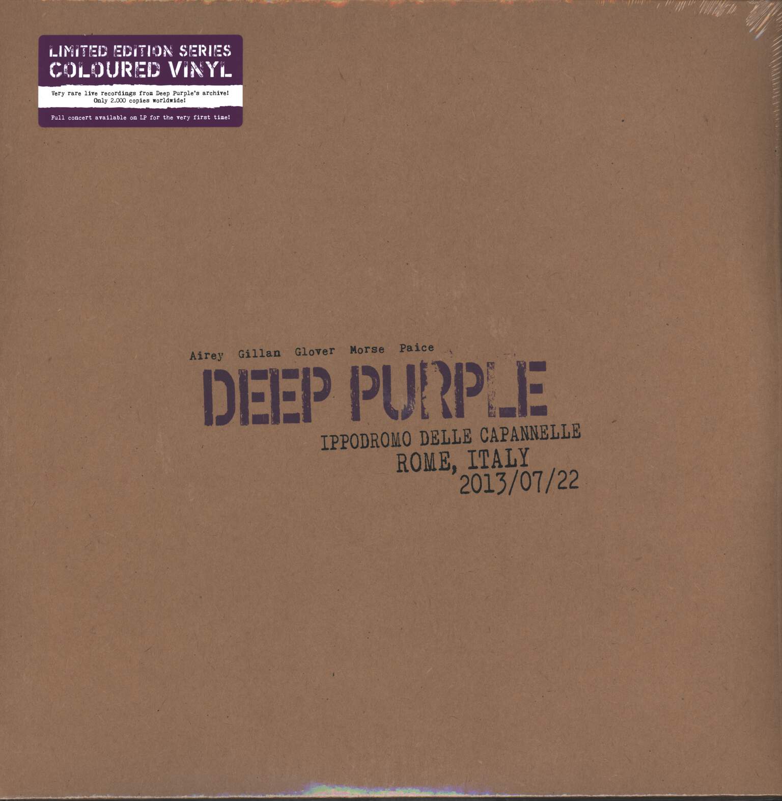 Deep Purple: Live In Rome 2013, 3×LP (Vinyl)