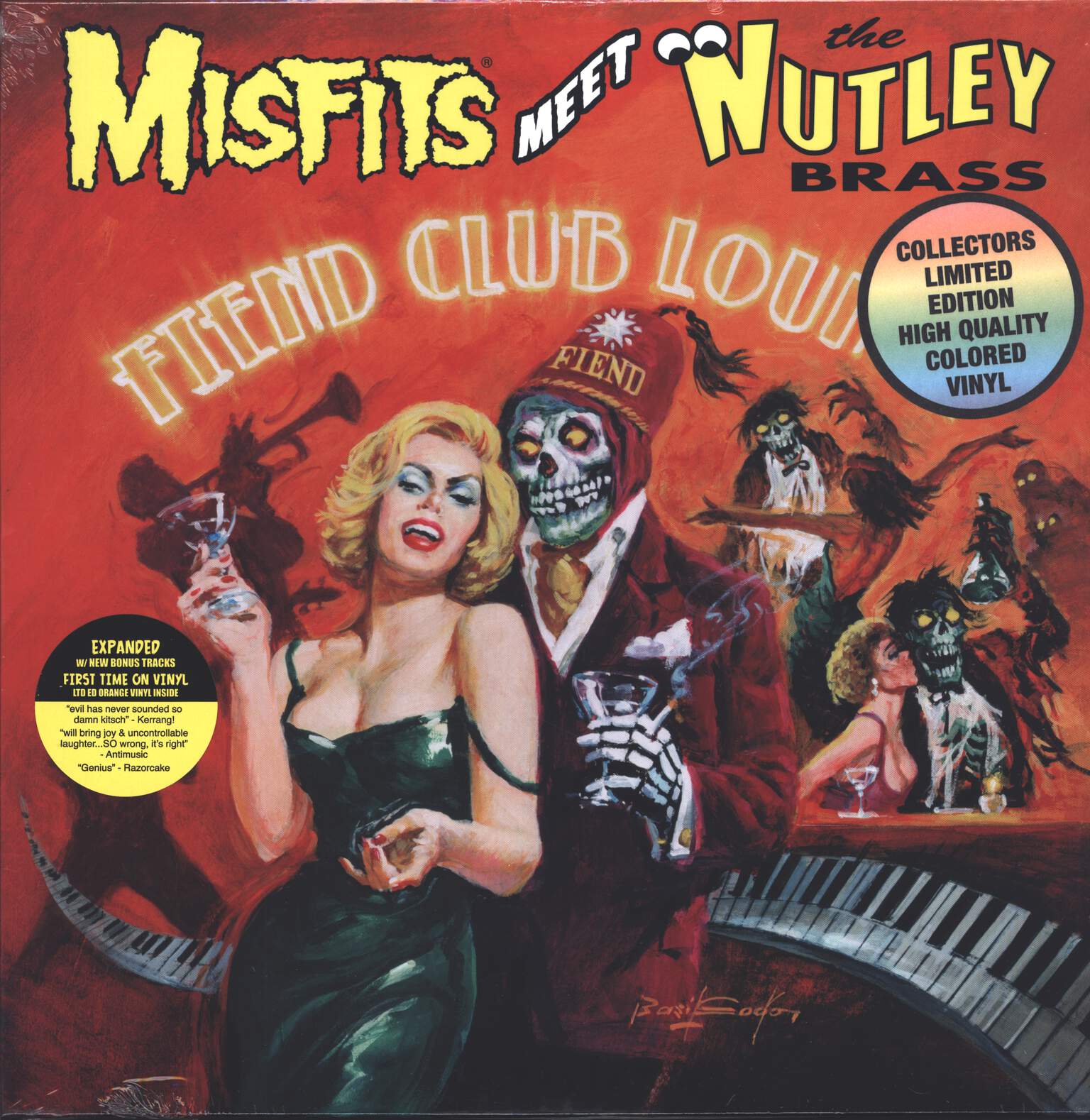The Nutley Brass: Misfits Meet The Nutley Brass - Fiend Club Lounge, LP (Vinyl)