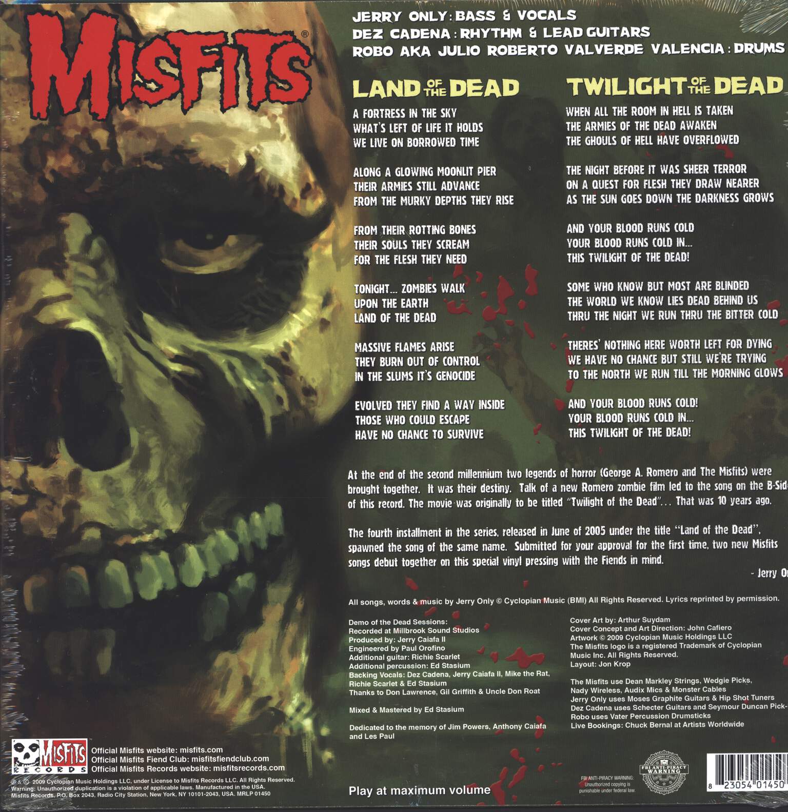 Misfits: Land Of The Dead, 12" Maxi Single (Vinyl)