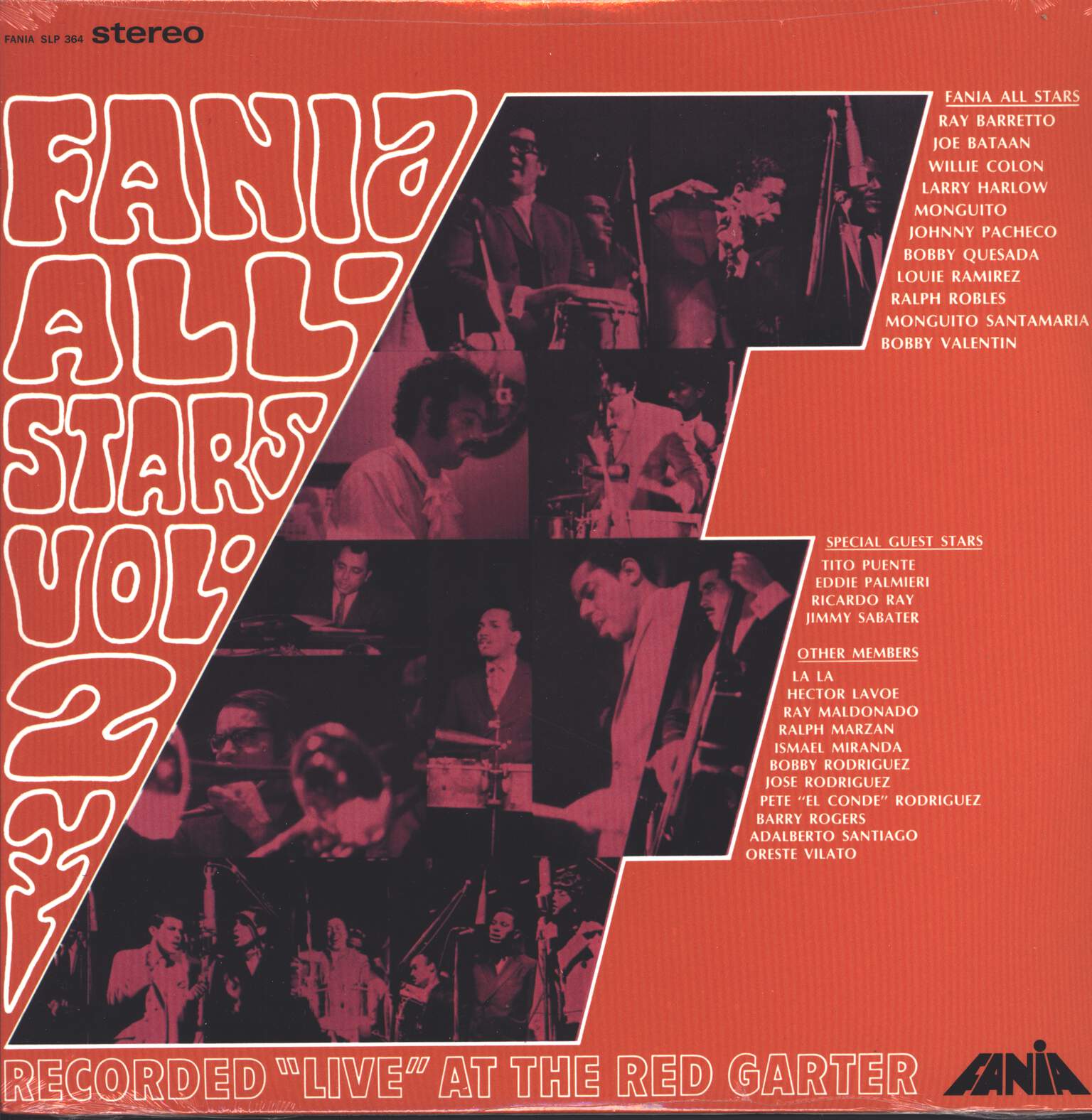 Fania all Stars: Vol. 2 Recorded "Live" At The Red Garter, LP (Vinyl)