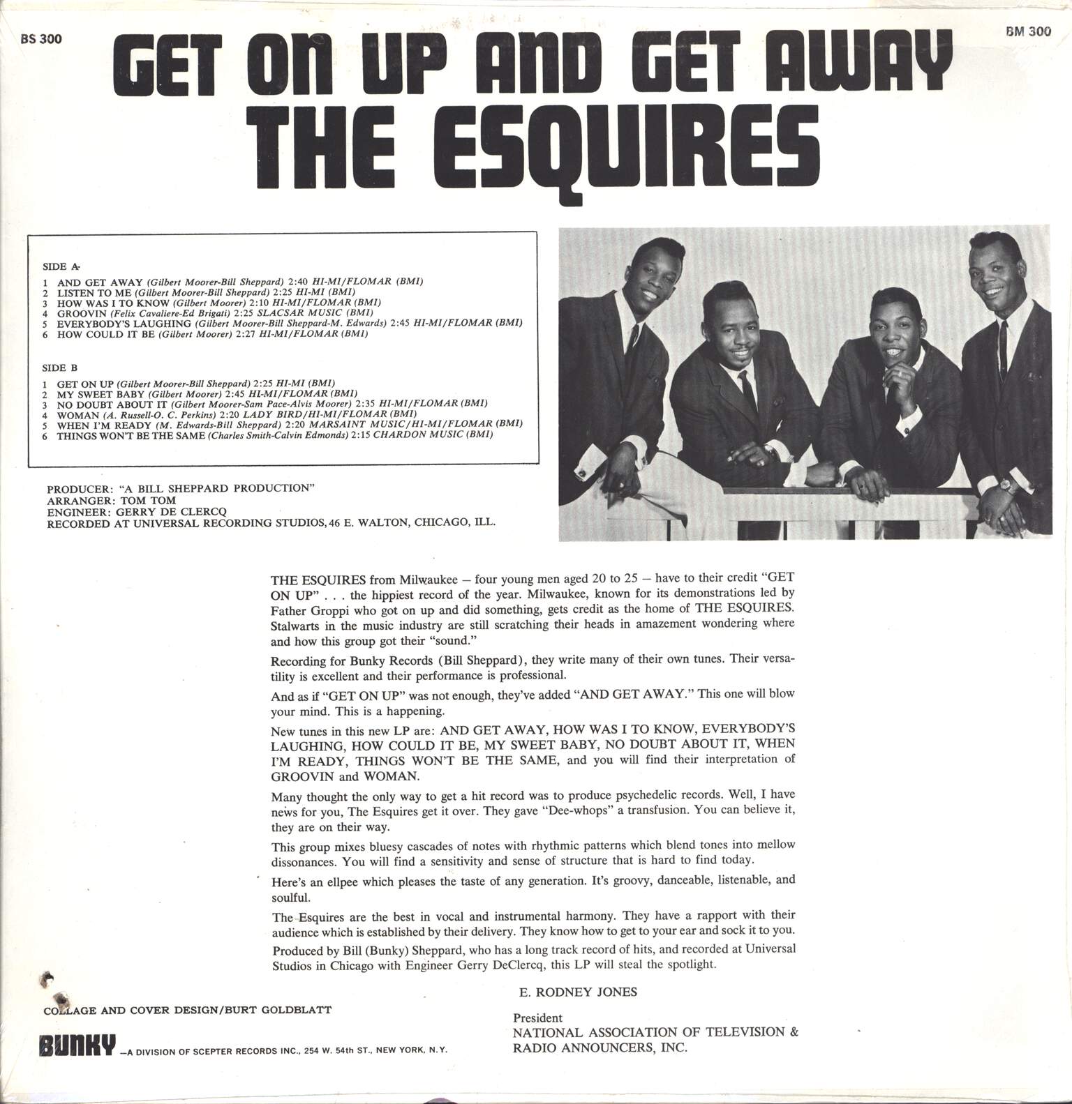 The Esquires: Get On Up And Get Away, LP (Vinyl)