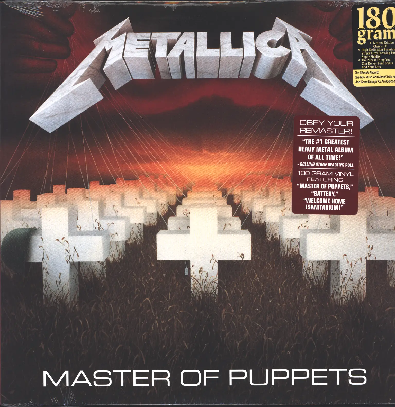 Metallica: Master Of Puppets, LP (Vinyl)