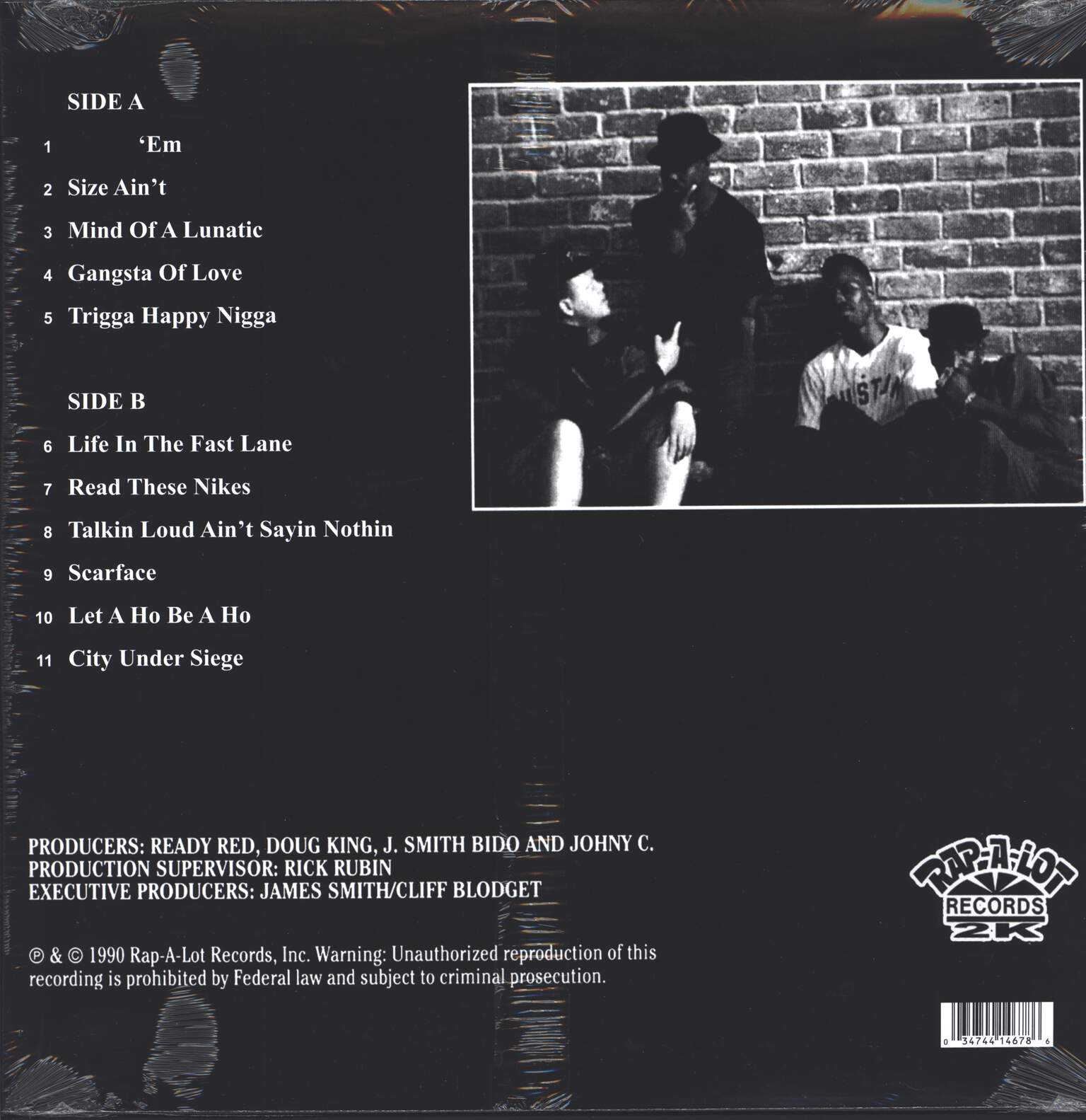 Geto Boys: The Geto Boys, LP (Vinyl)