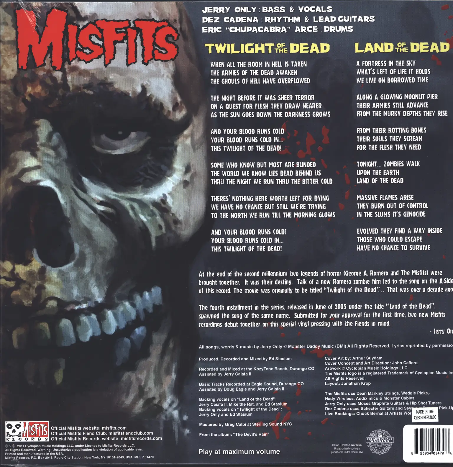 Misfits: Twilight Of The Dead, 12" Maxi Single (Vinyl)