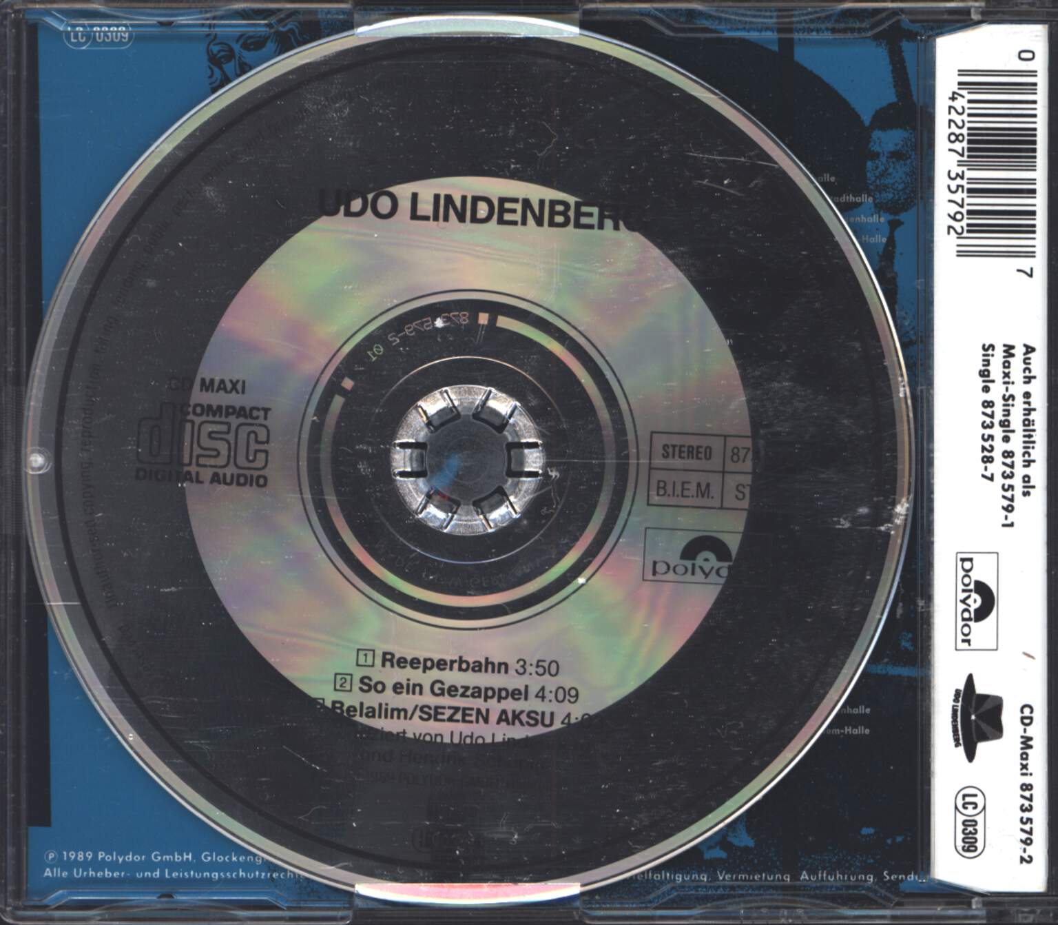 Udo Lindenberg: Reeperbahn, Mini CD