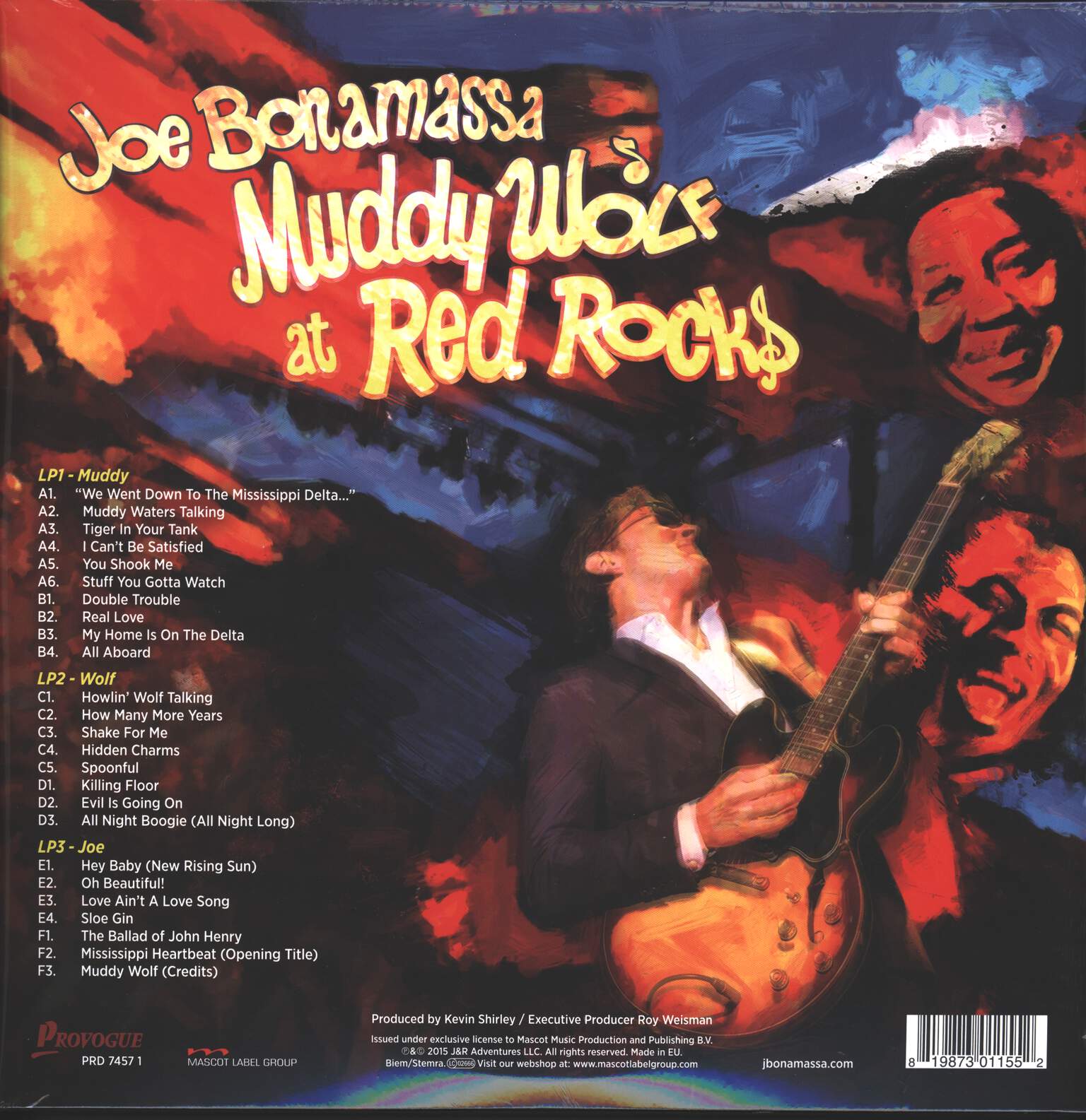 Joe Bonamassa: Muddy Wolf At Red Rocks, 3×LP (Vinyl)