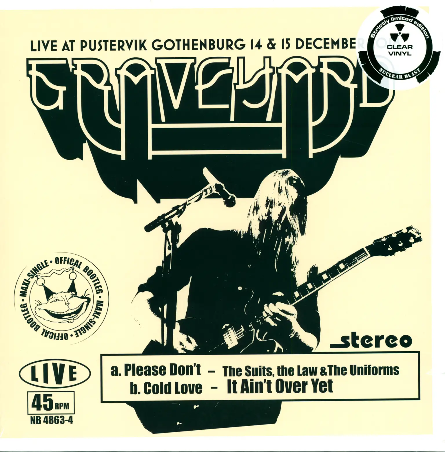 Graveyard: Live At Pustervik Gothenburg 14 & 15 December 2018, 12" Maxi Single (Vinyl)