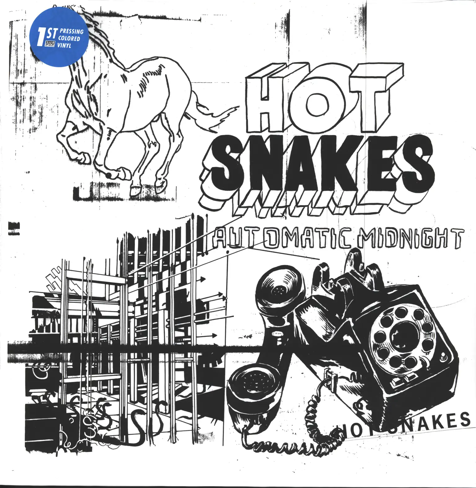 Hot Snakes: Automatic Midnight, LP (Vinyl)