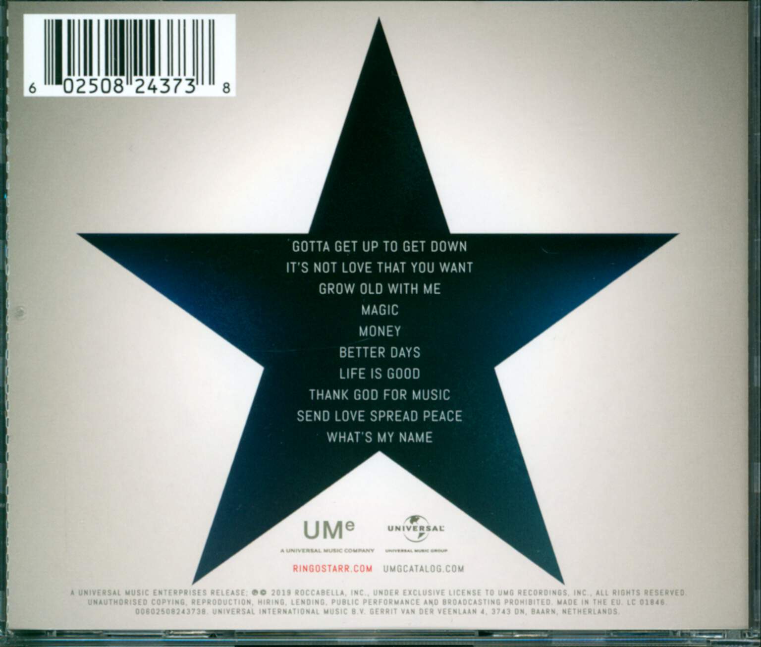 Ringo Starr: What's My Name, CD