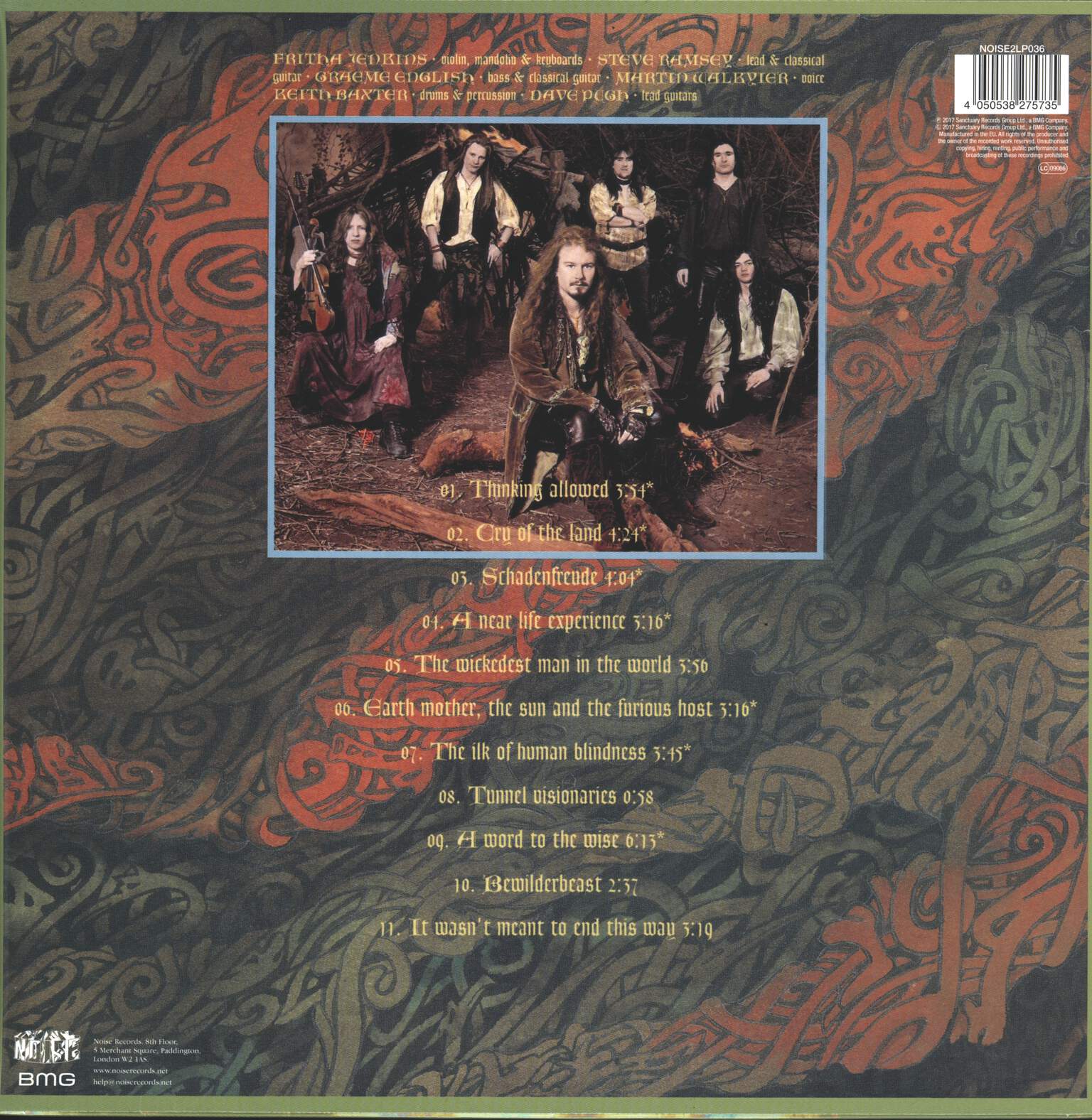 Skyclad: Jonah's Ark & Tracks From The Wilderness, 2×LP (Vinyl)