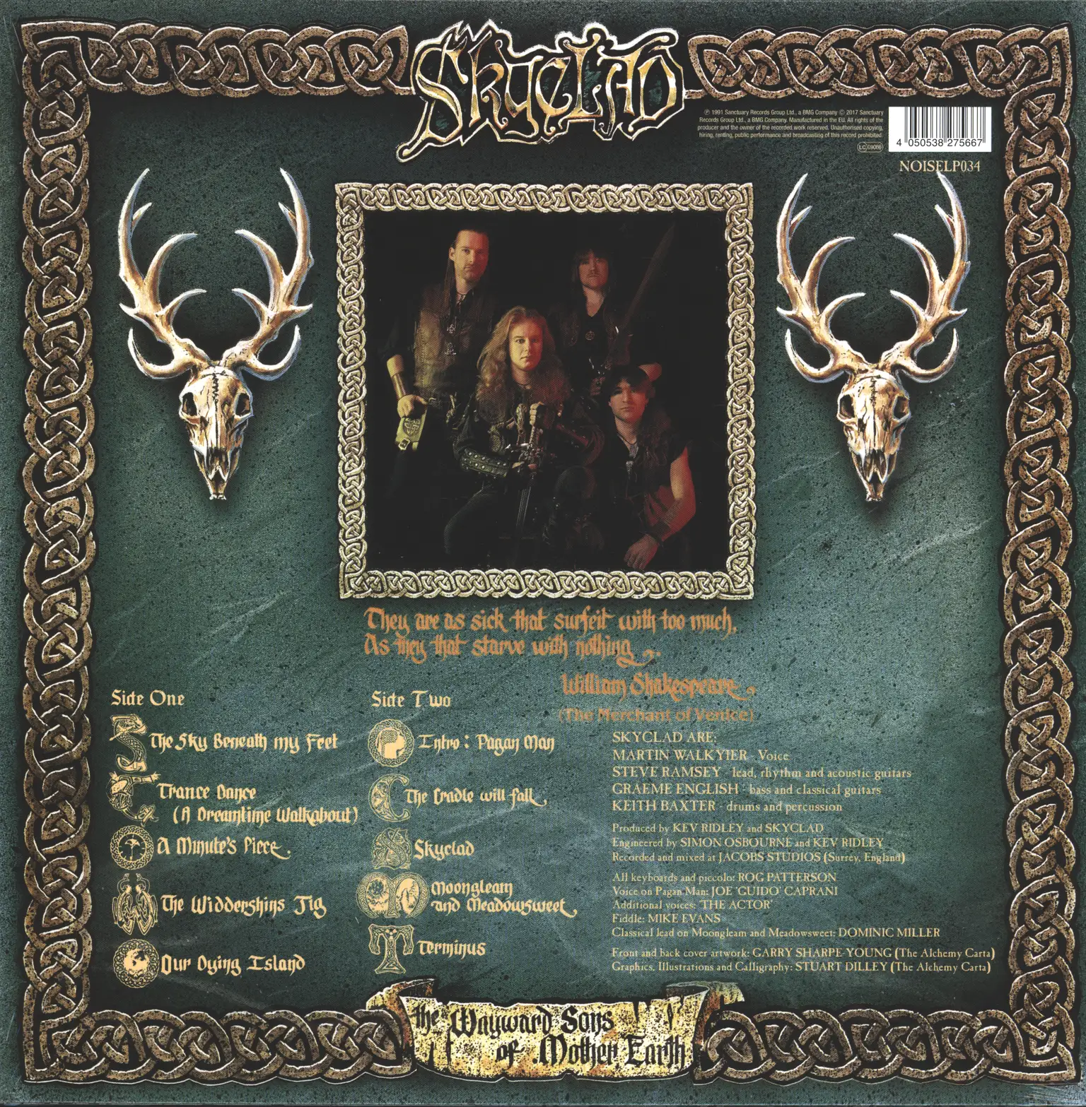 Skyclad: The Wayward Sons Of Mother Earth, LP (Vinyl)