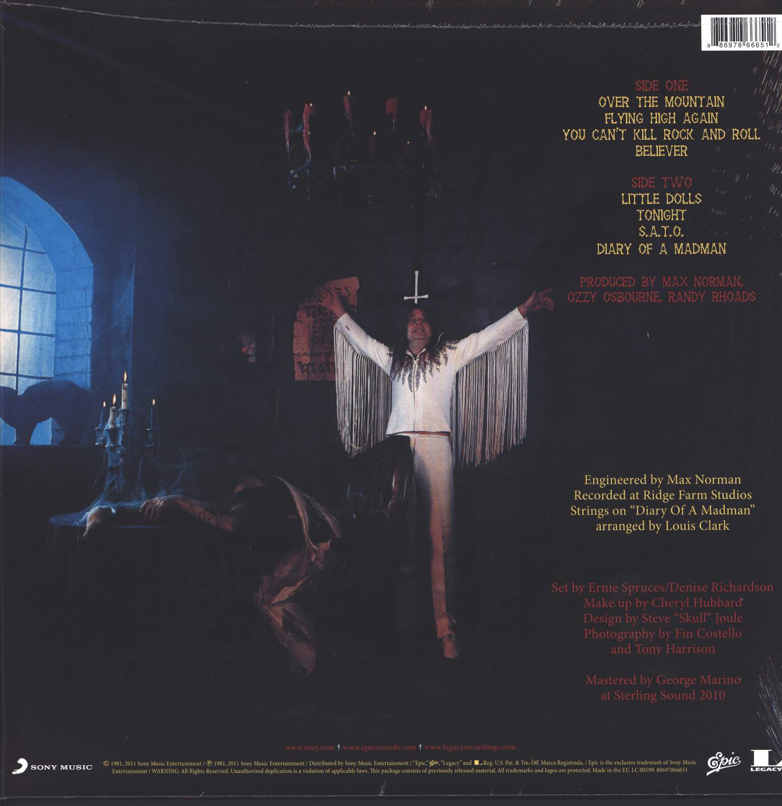 Ozzy Osbourne: Diary Of A Madman, LP (Vinyl)