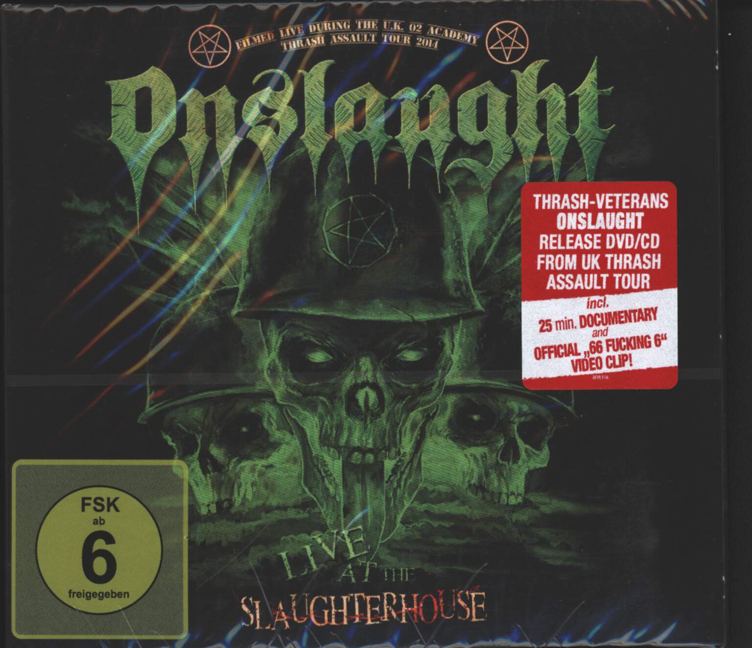 Onslaught: Live At The Slaughterhouse, CD