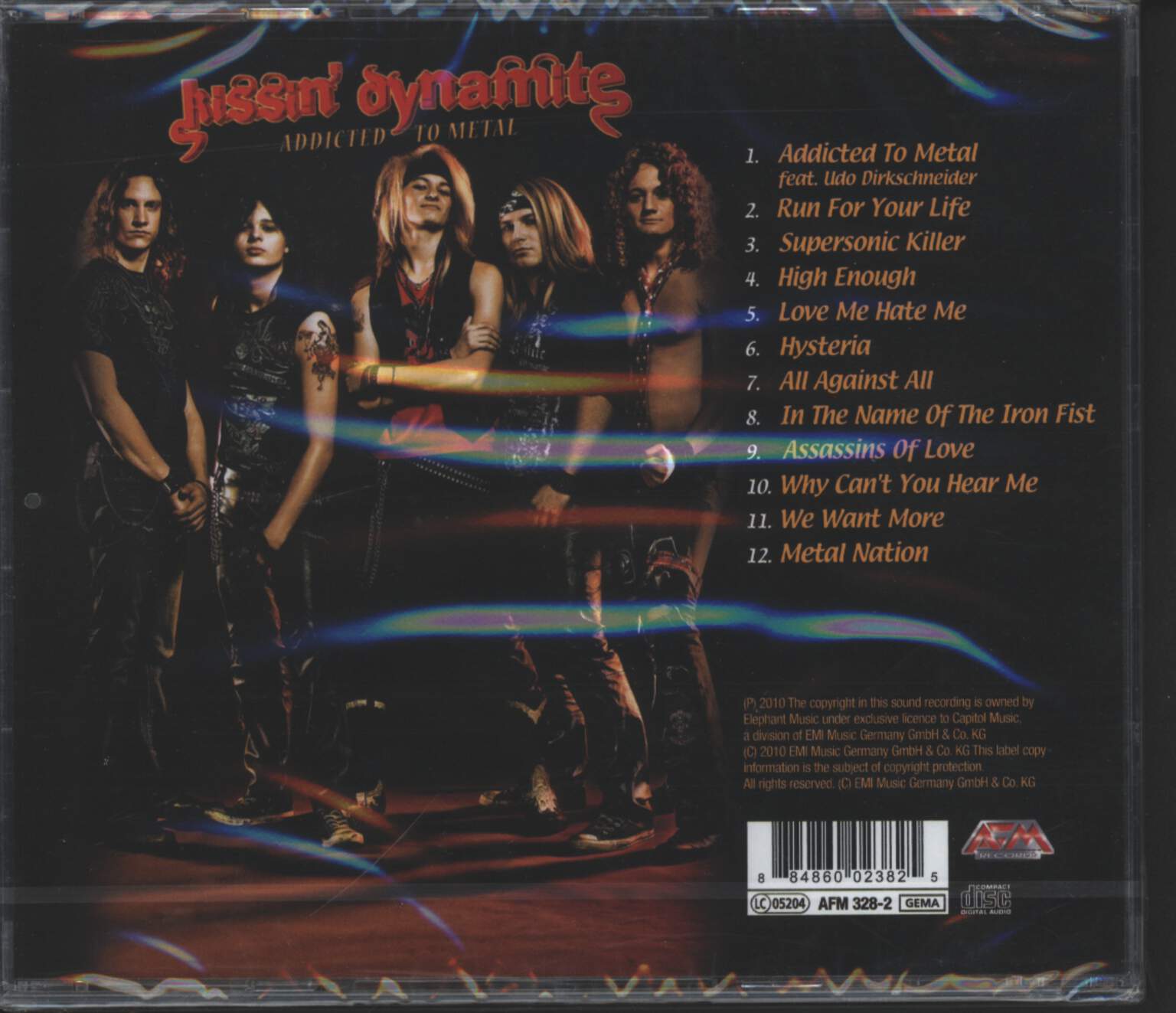 Kissin' Dynamite: Addicted To Metal, CD