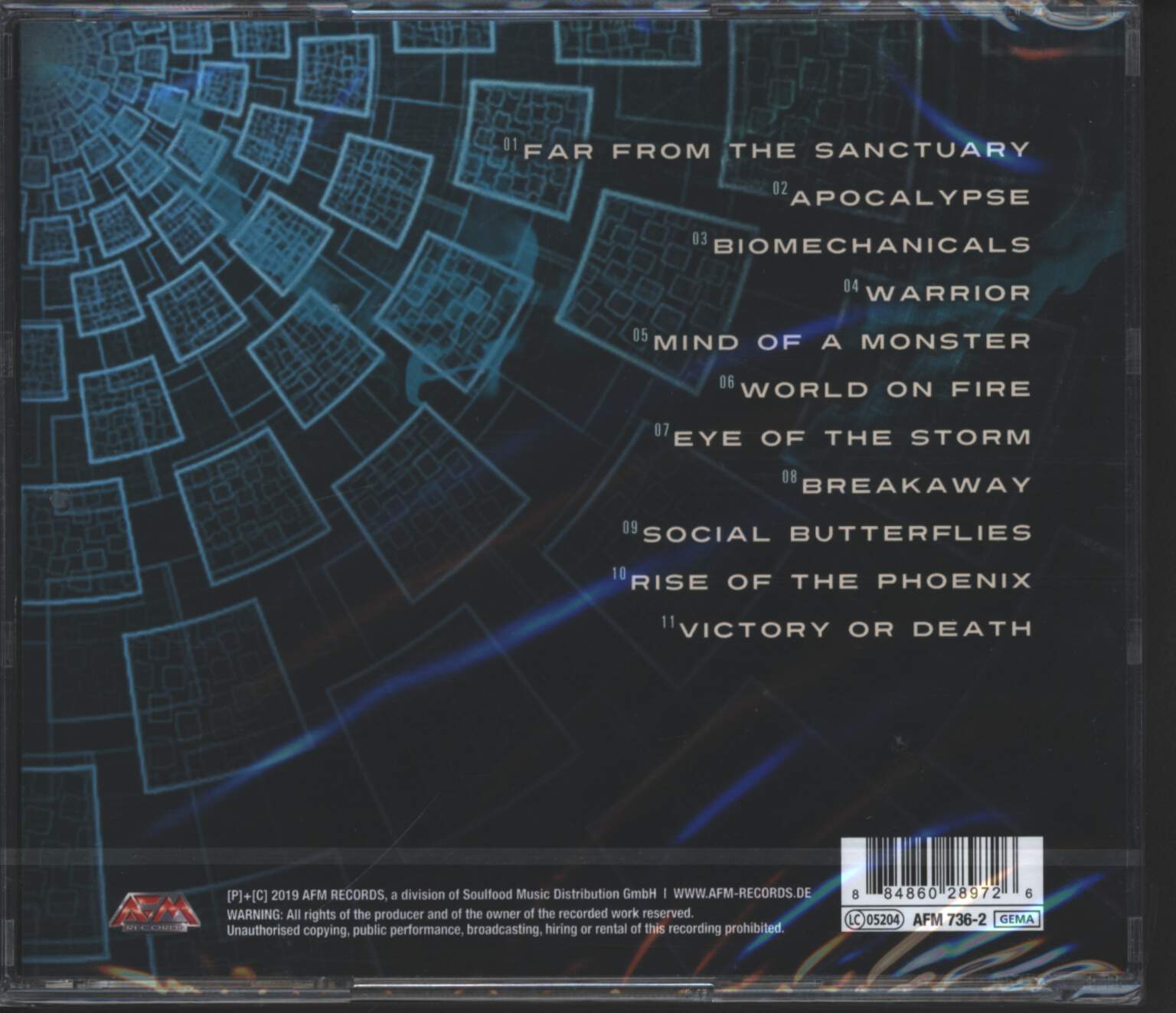 Metalite: Biomechanicals, CD
