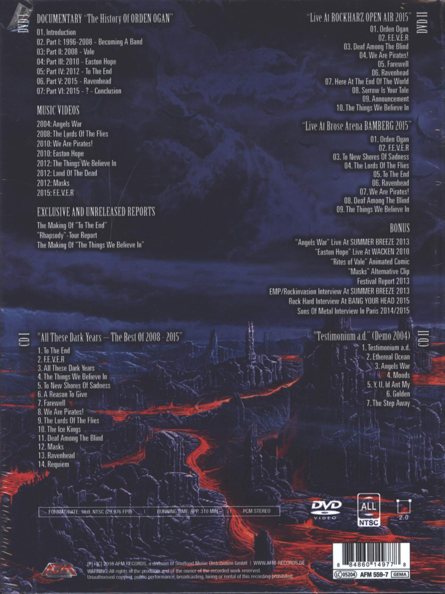 Orden Ogan: The Book Of Ogan, 3×CD