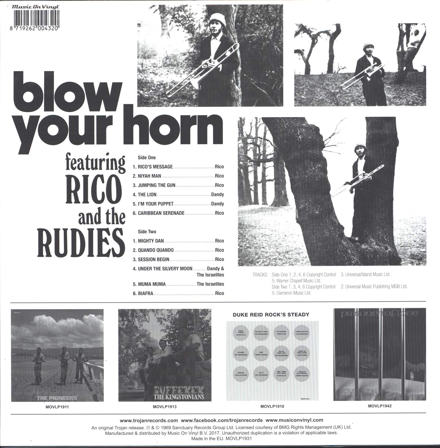 Rico & the Rudies: Blow Your Horn, LP (Vinyl)