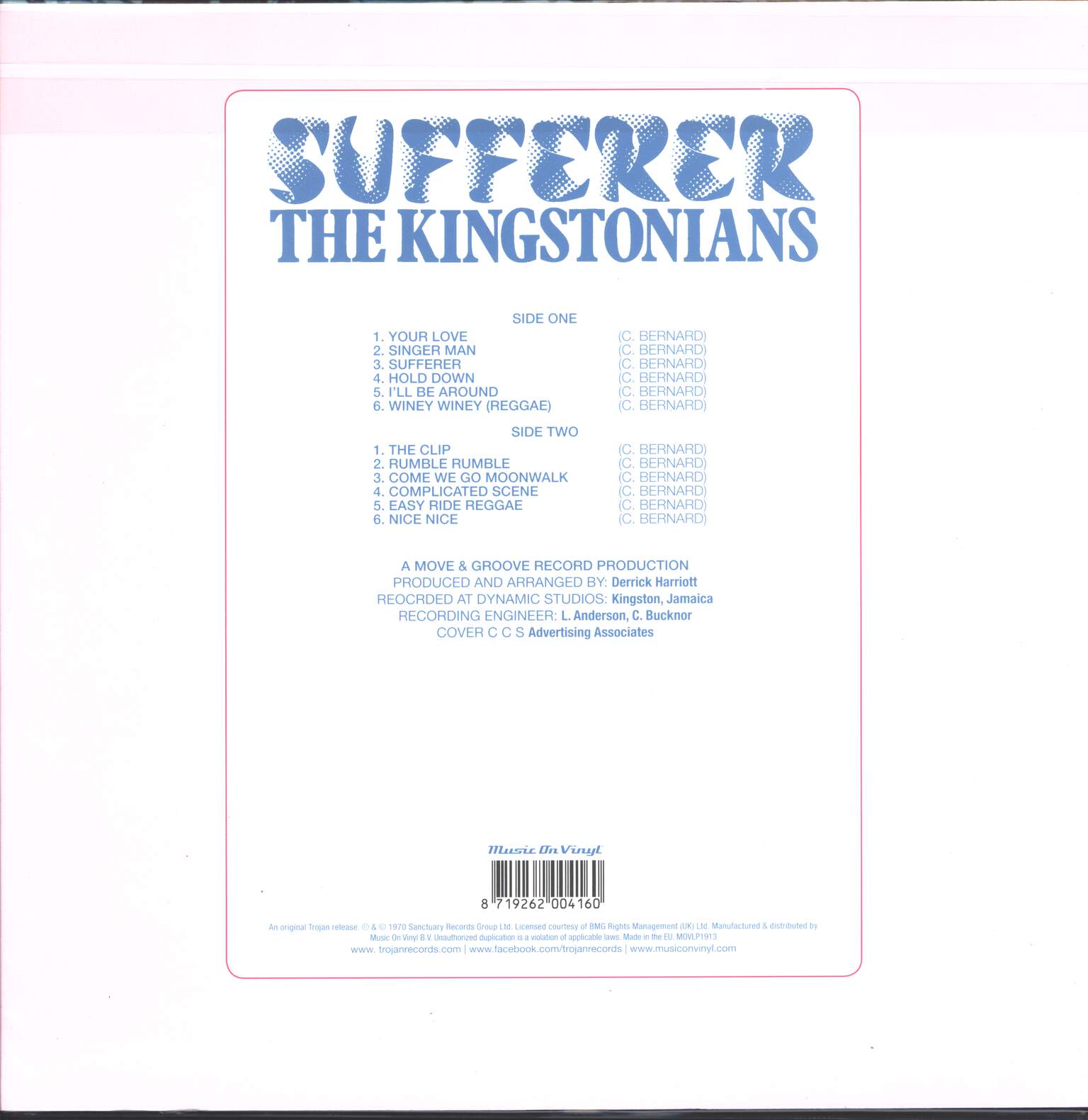 The Kingstonians: Sufferer, LP (Vinyl)
