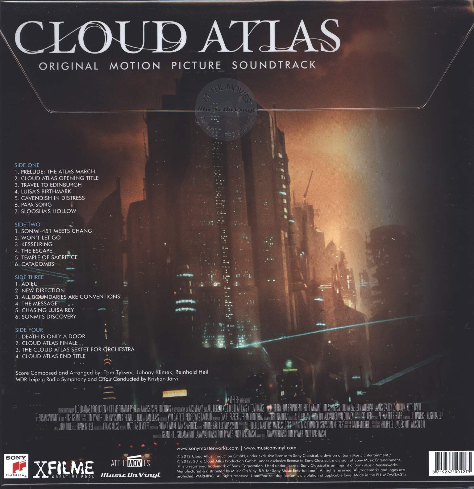 Tykwer/Klimek/Heil: Cloud Atlas (Original Motion Picture Soundtrack), 2×LP (Vinyl)