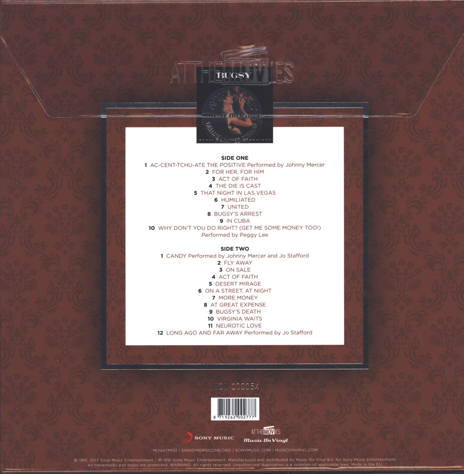 Ennio Morricone: Bugsy, LP (Vinyl)