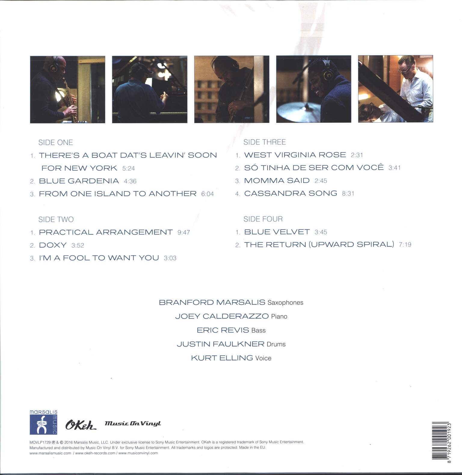 Branford Marsalis Quartet: Upward Spiral, 2×LP (Vinyl)