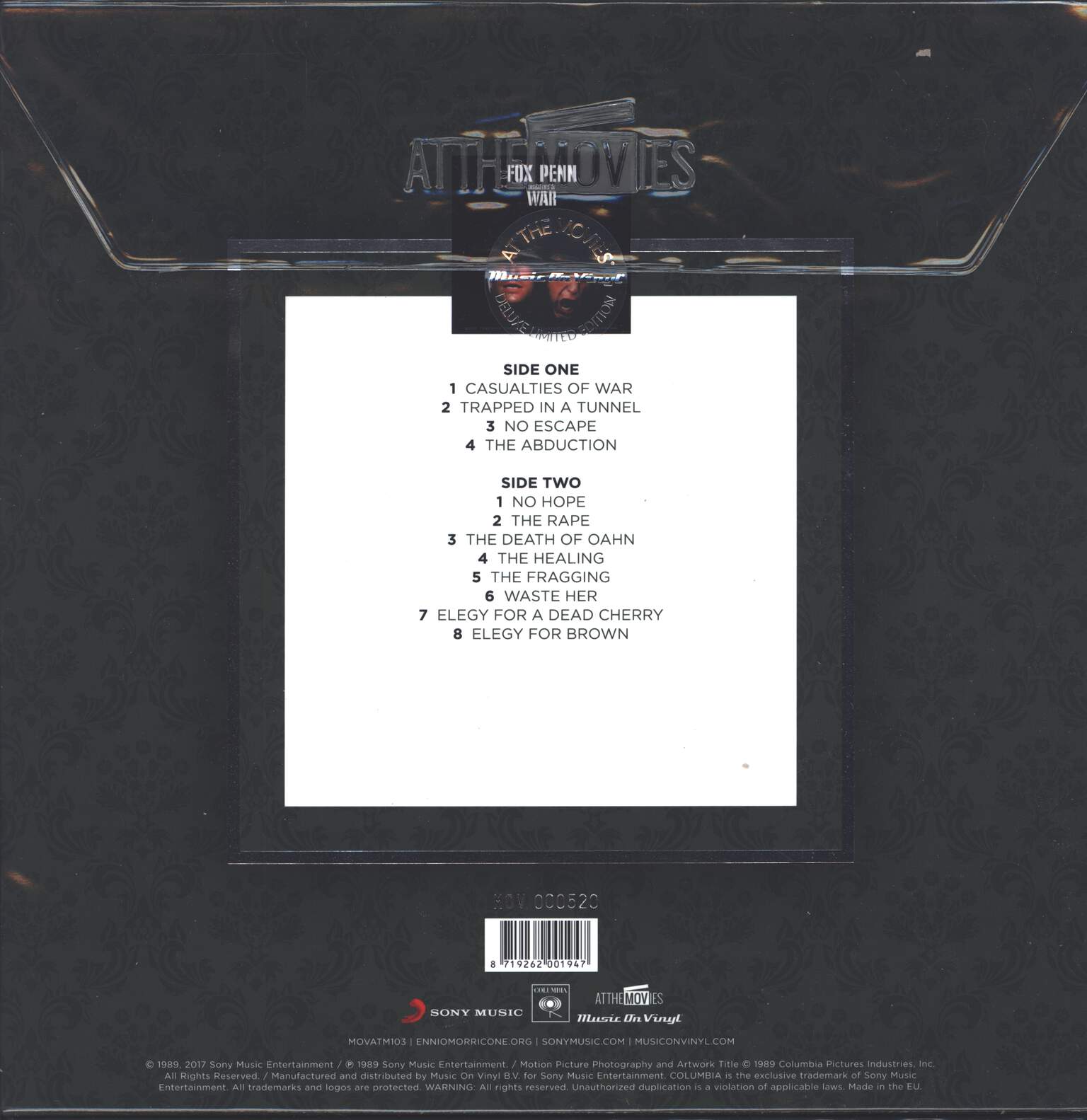 Ennio Morricone: Casualties Of War, LP (Vinyl)