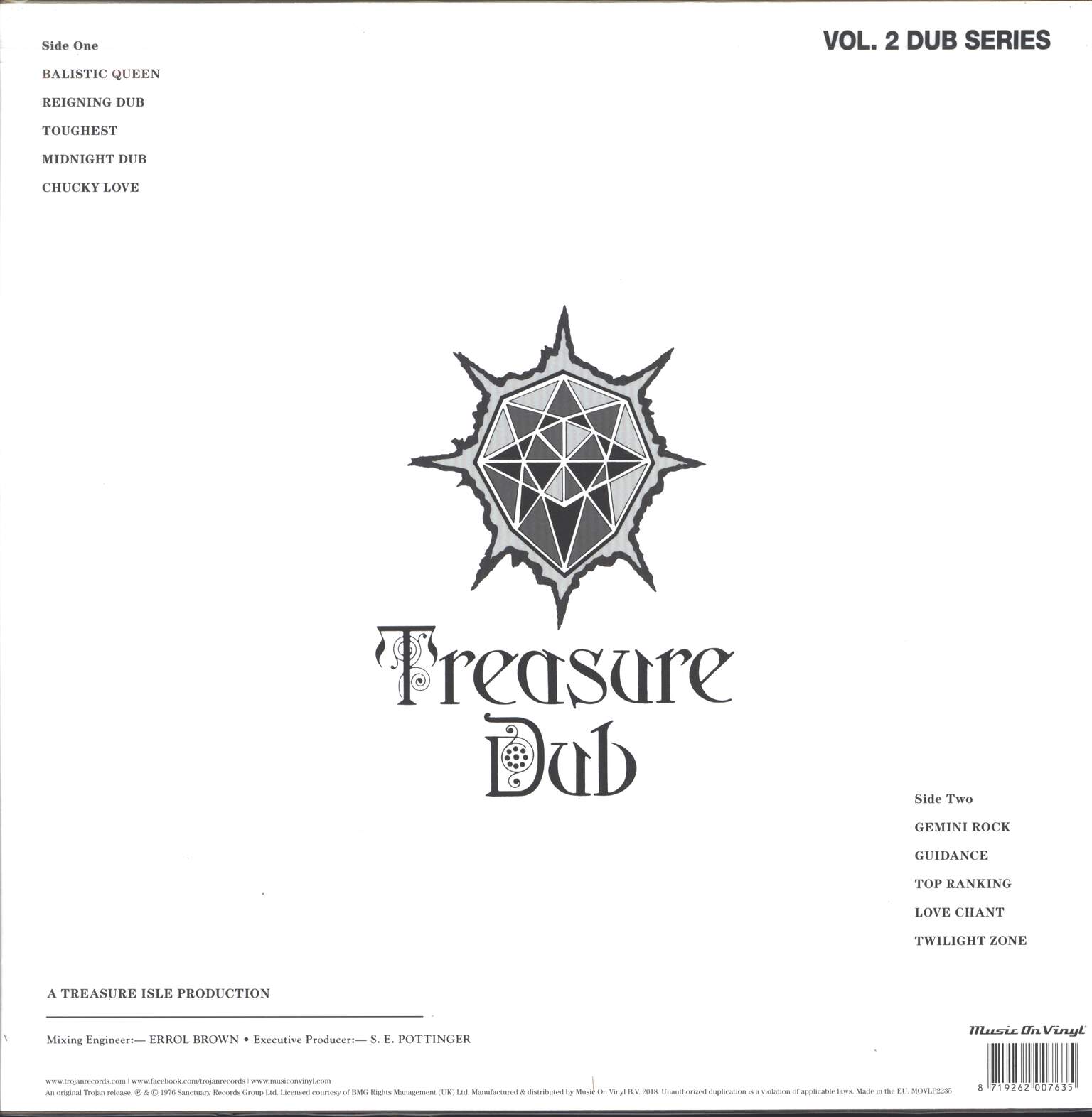 Arthur "Duke" Reid: Treasure Dub (Vol. 2 Dub Series), LP (Vinyl)