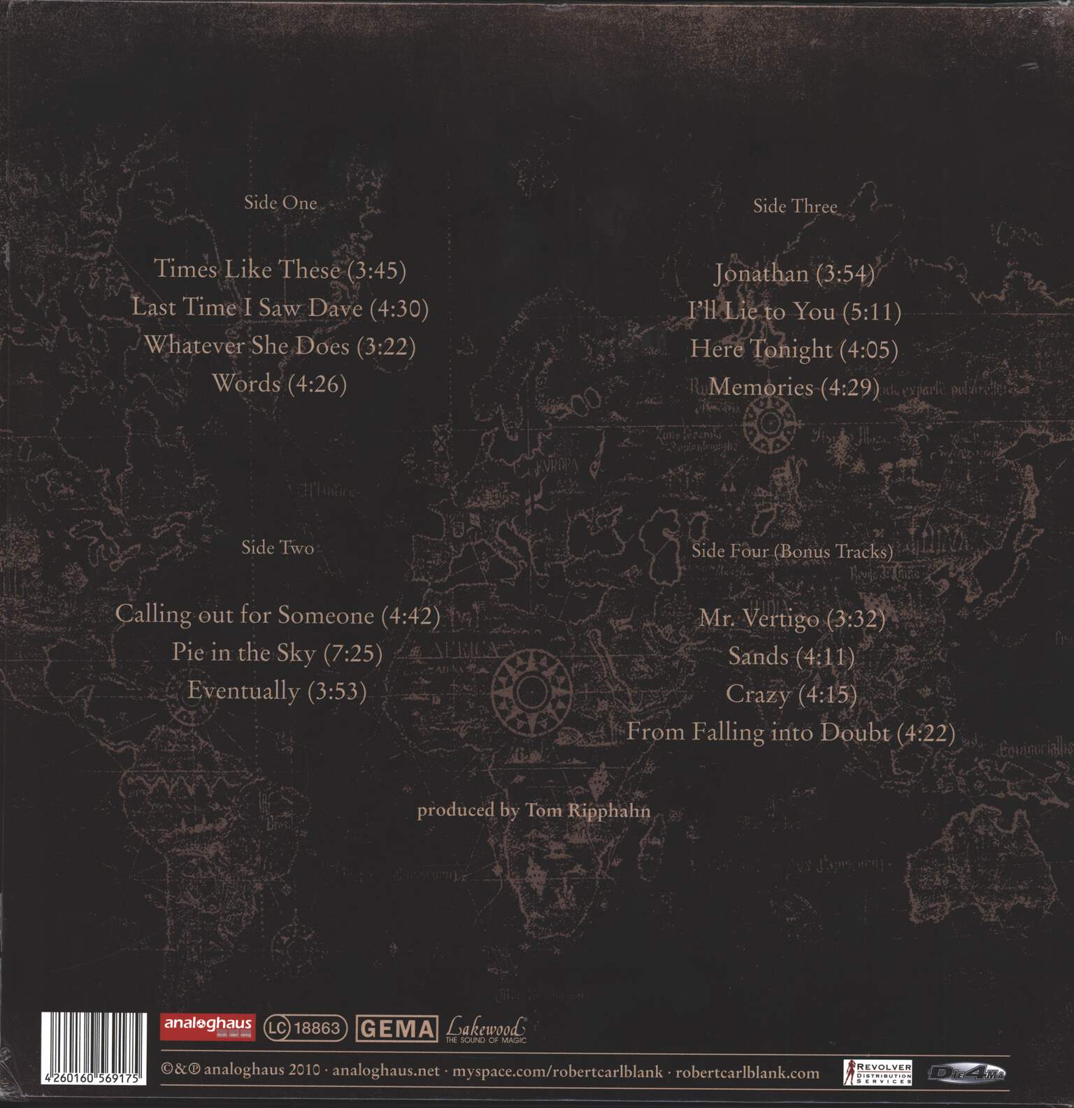 Robert Carl Blank: Last Time I Saw Dave, 2×LP (Vinyl)