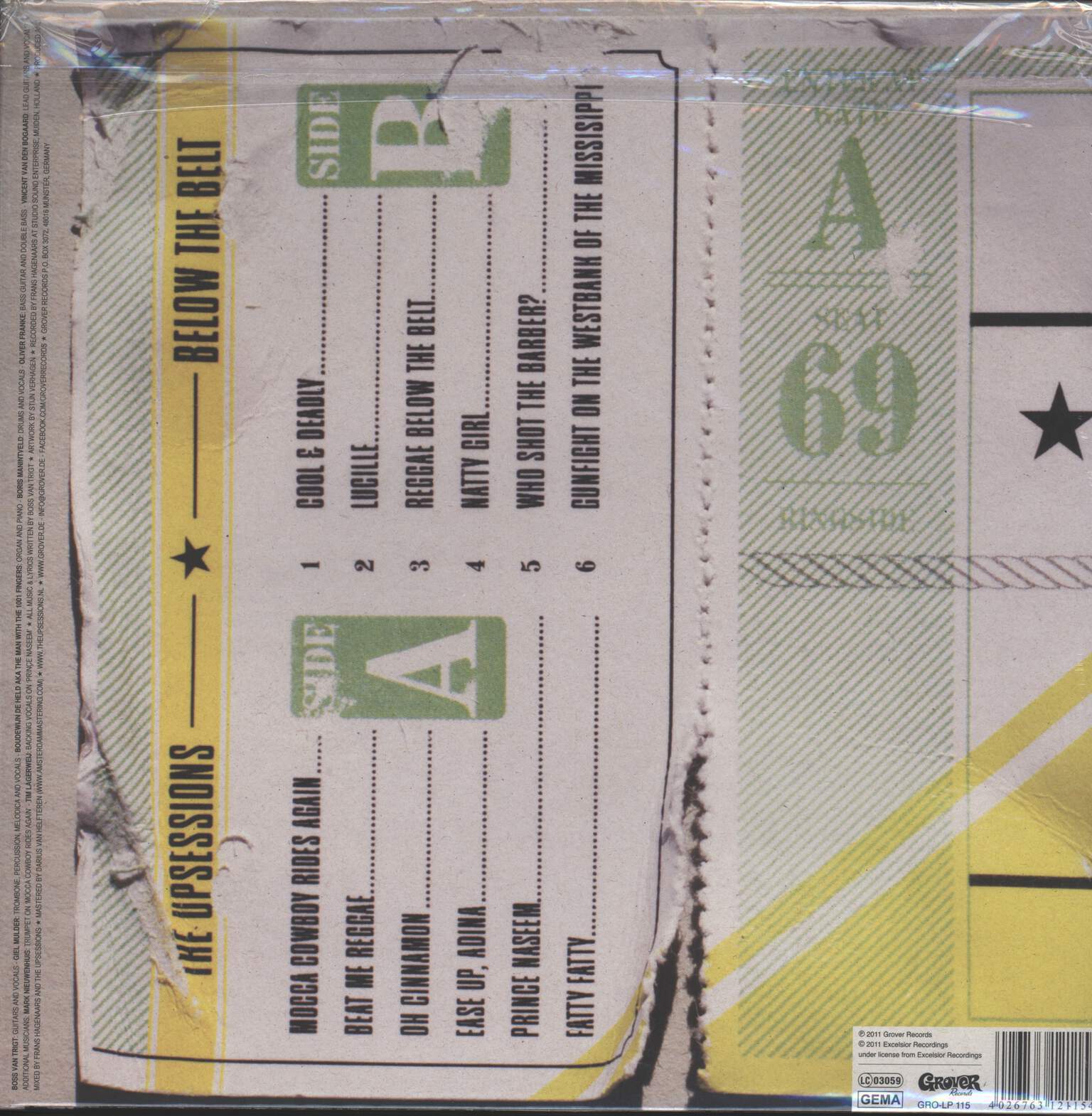 The Upsessions: Below The Belt, LP (Vinyl)