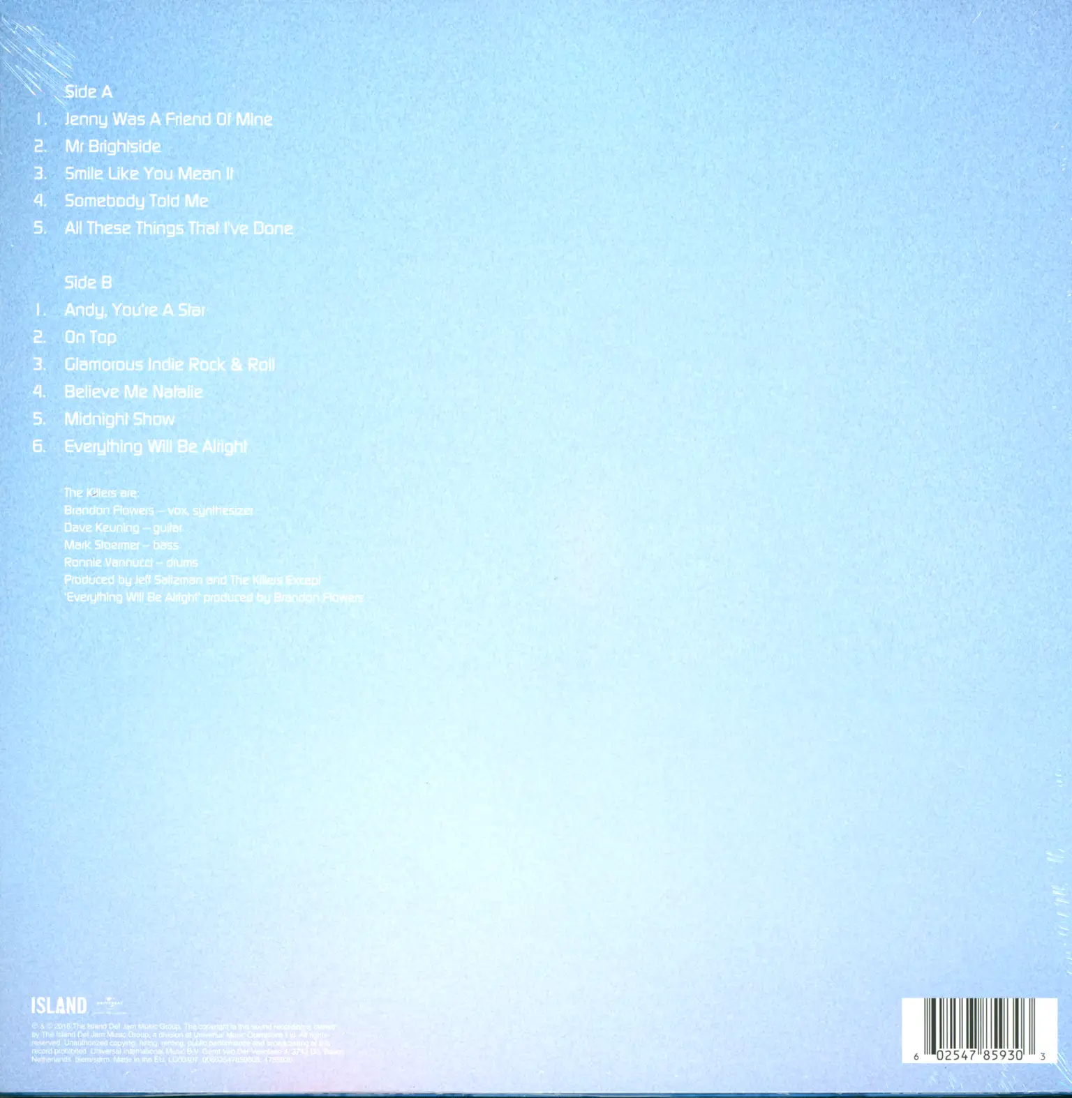 The Killers: Hot Fuss, LP (Vinyl)