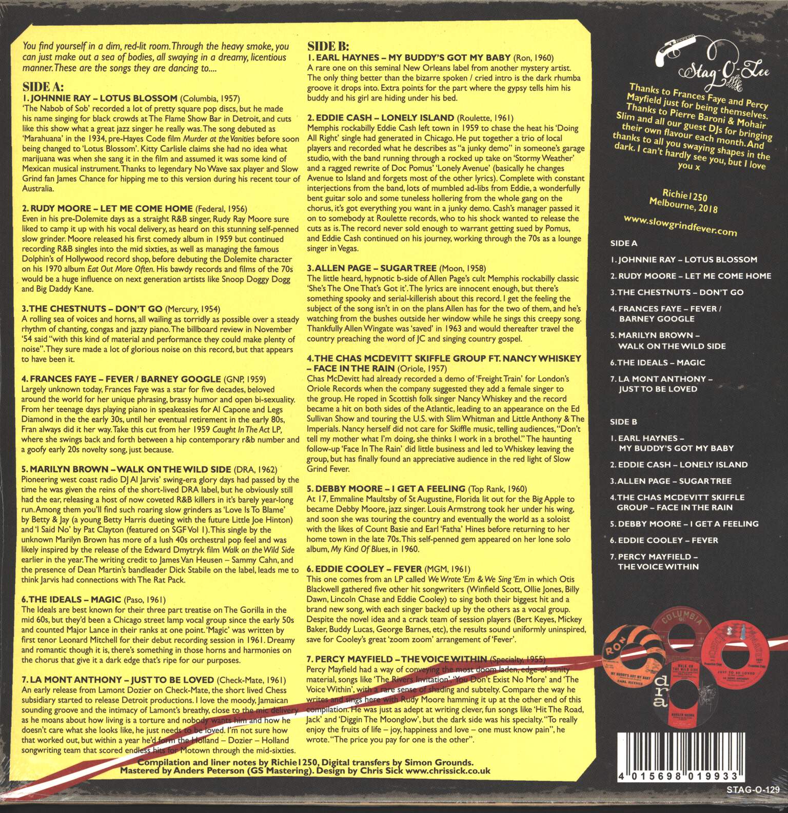 Various: Slow Grind Fever Volume 8 (Still Further...Adventures In The Sleazy World Of Popcorn Noir), LP (Vinyl)