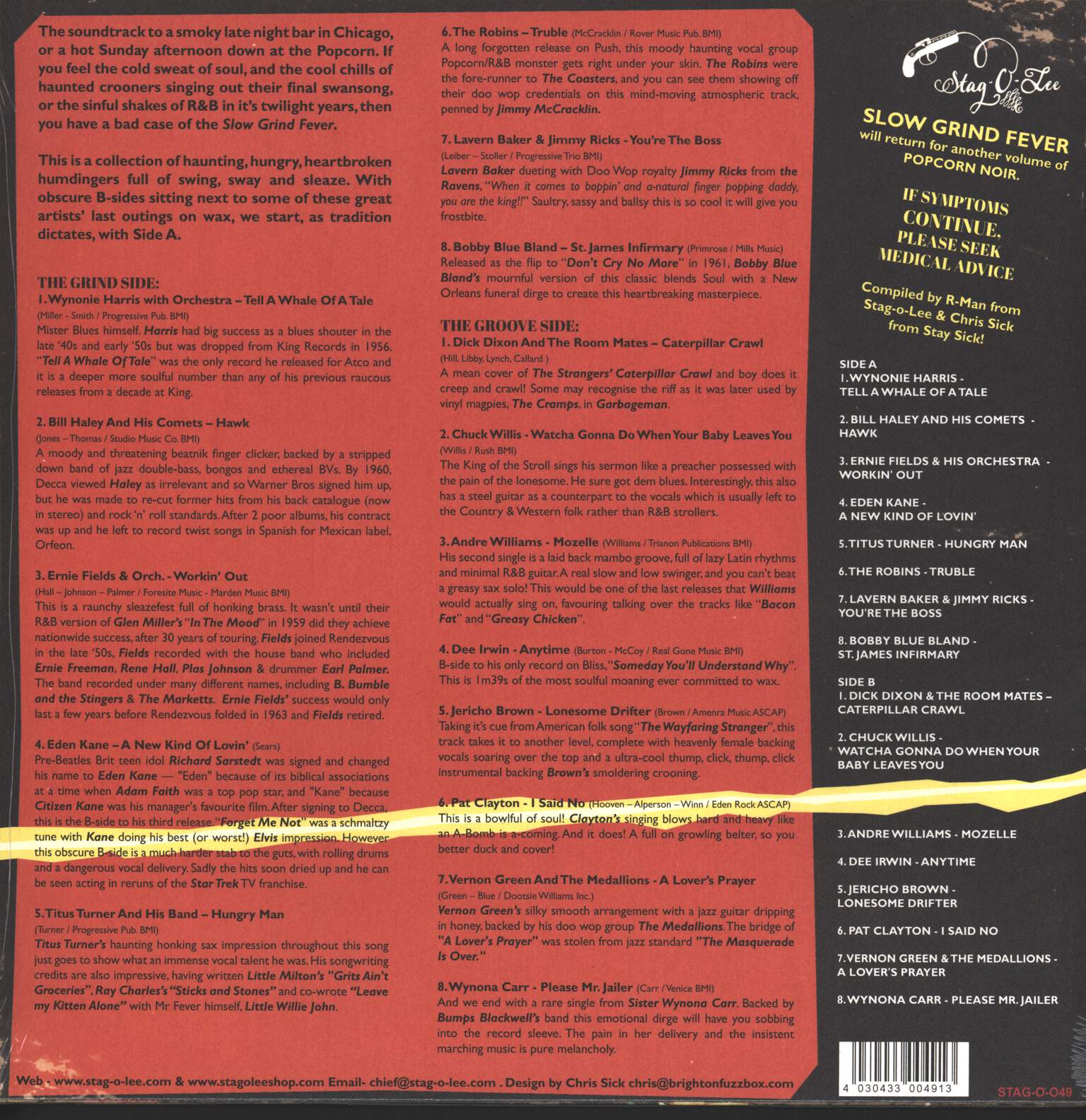 Various: Slow Grind Fever Volume 1 - Adventures In The Sleazy World Of POPCORN NOIR..., LP (Vinyl)