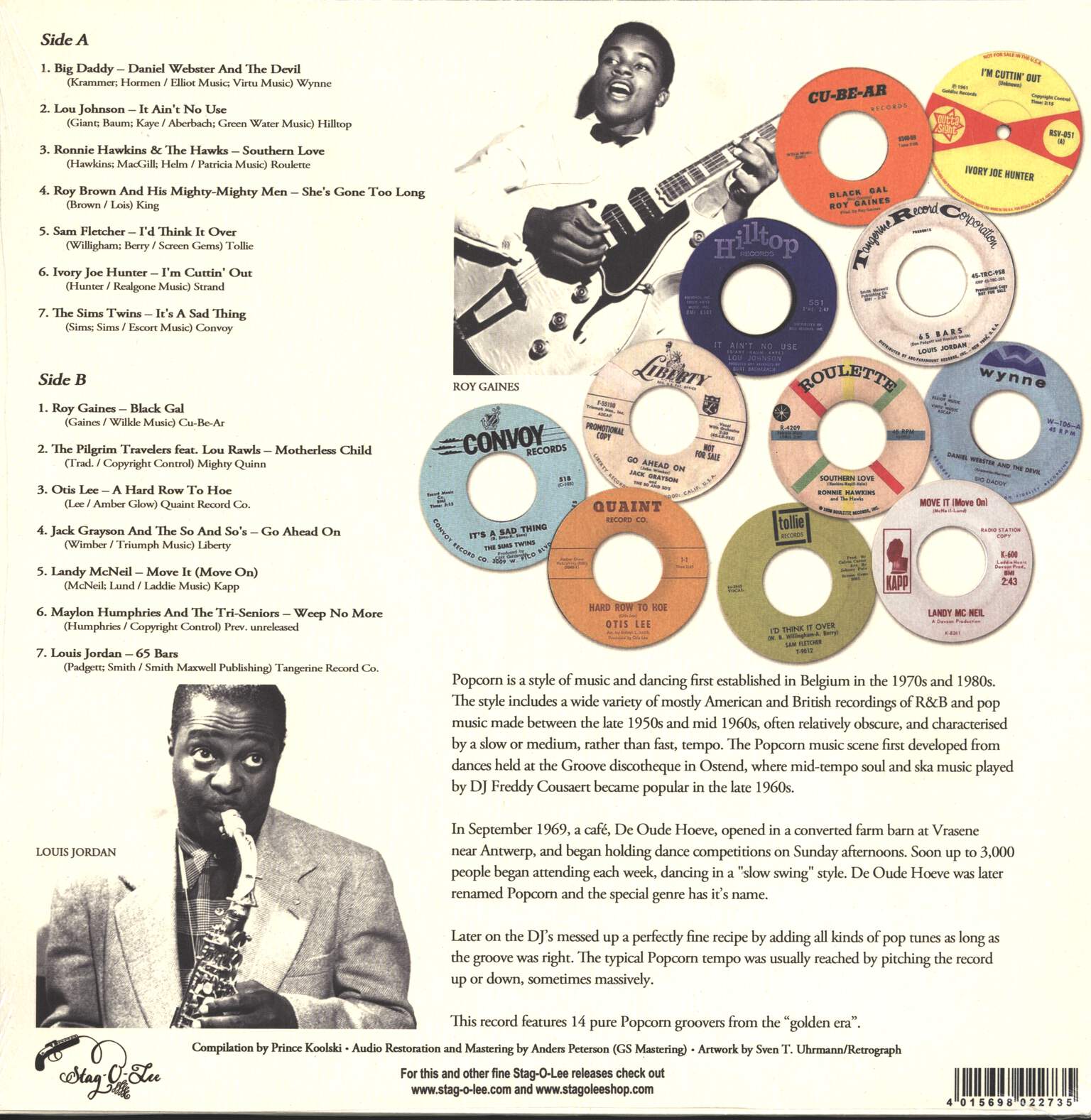 Various: A Hard Row To Hoe Vol. 1 - Dark & Moody Rhytm And Blues Popcorn - Style, LP (Vinyl)