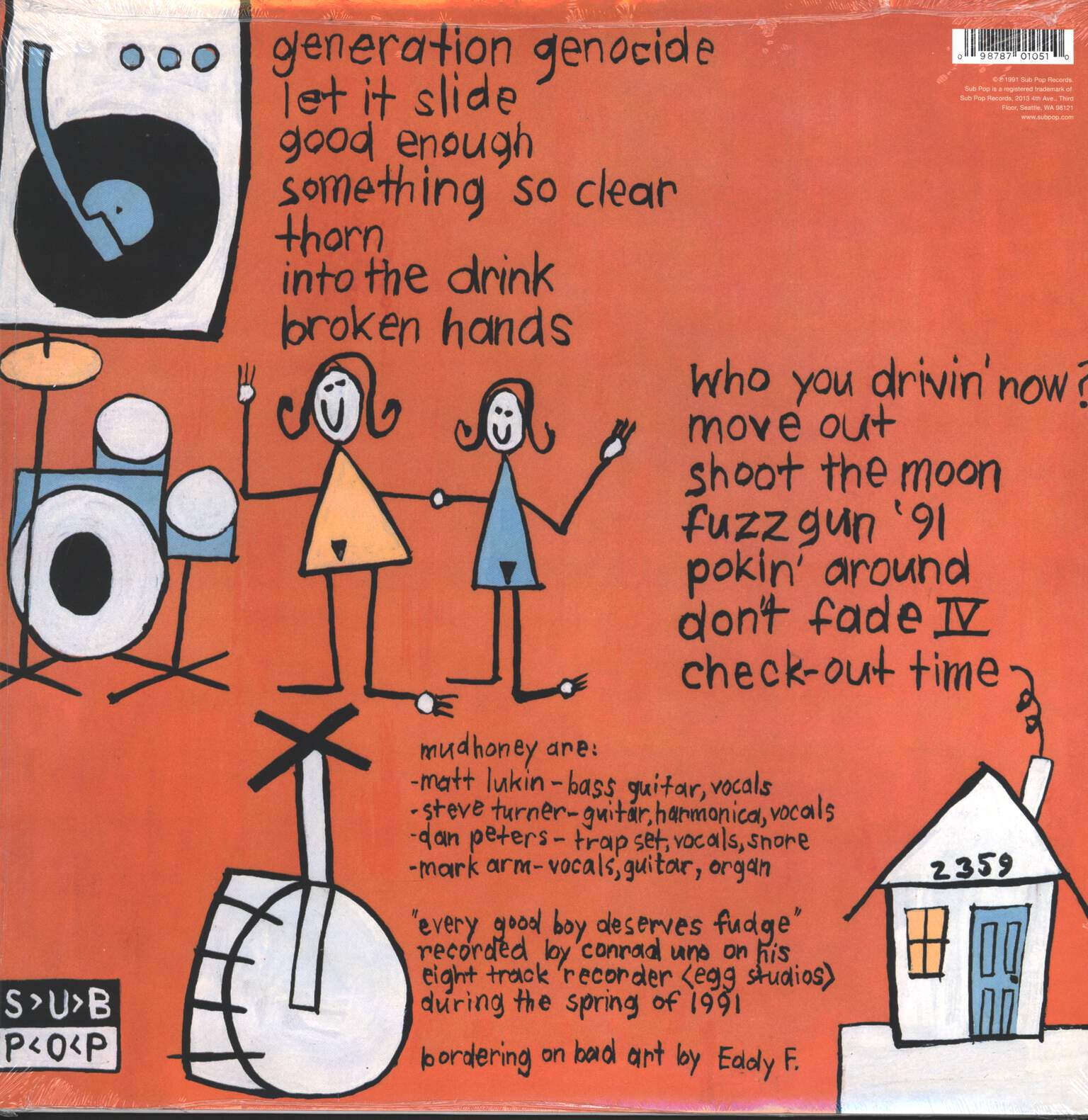 Mudhoney: Every Good Boy Deserves Fudge, LP (Vinyl)