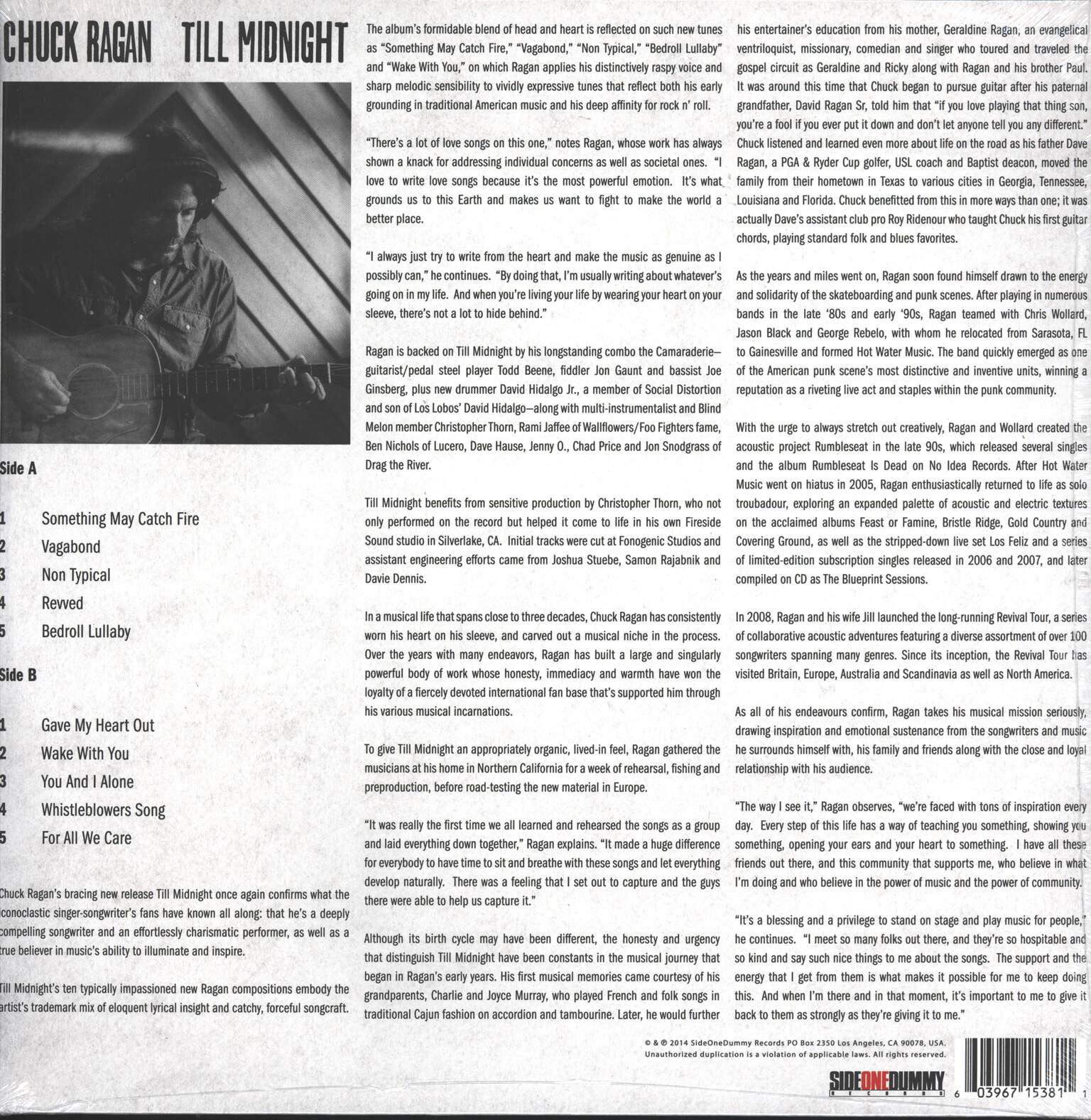 Chuck Ragan: Till Midnight, LP (Vinyl)