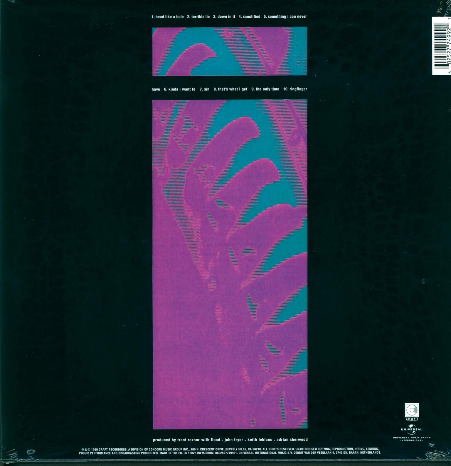 Nine Inch Nails: Pretty Hate Machine, LP (Vinyl)