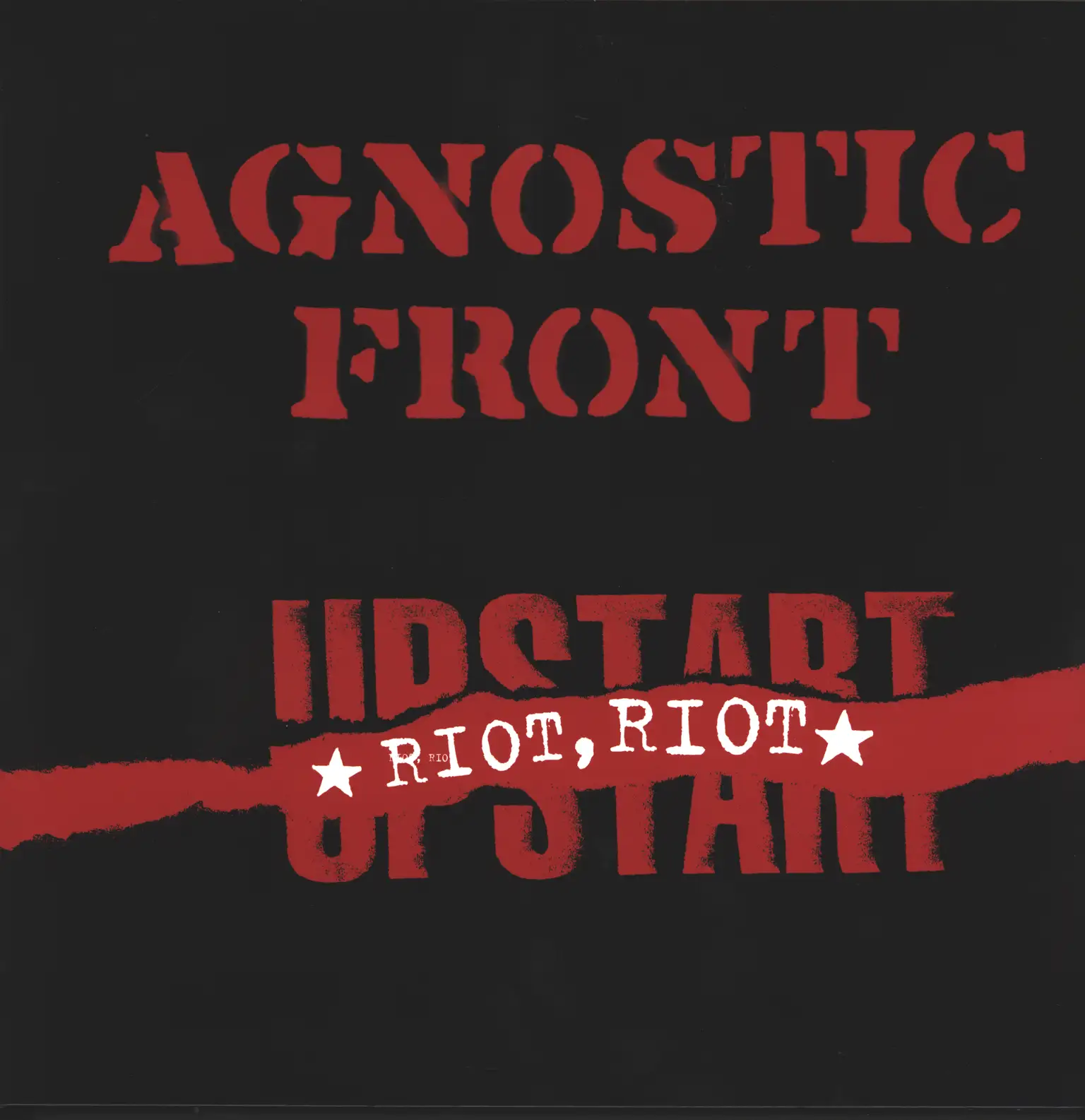 Agnostic Front: Riot Riot Upstart, LP (Vinyl)