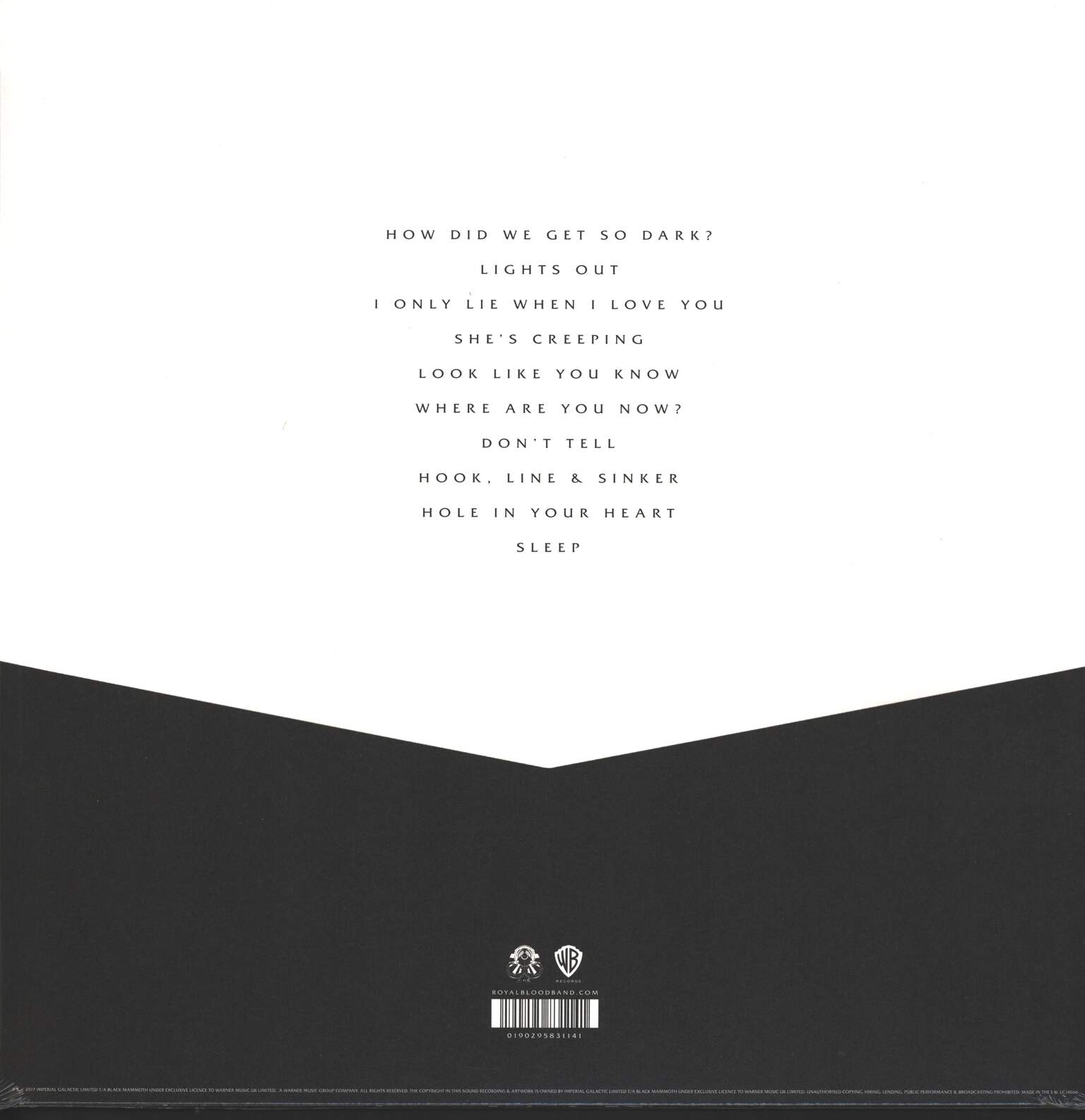 Royal Blood: How Did We Get So Dark ?, LP (Vinyl)