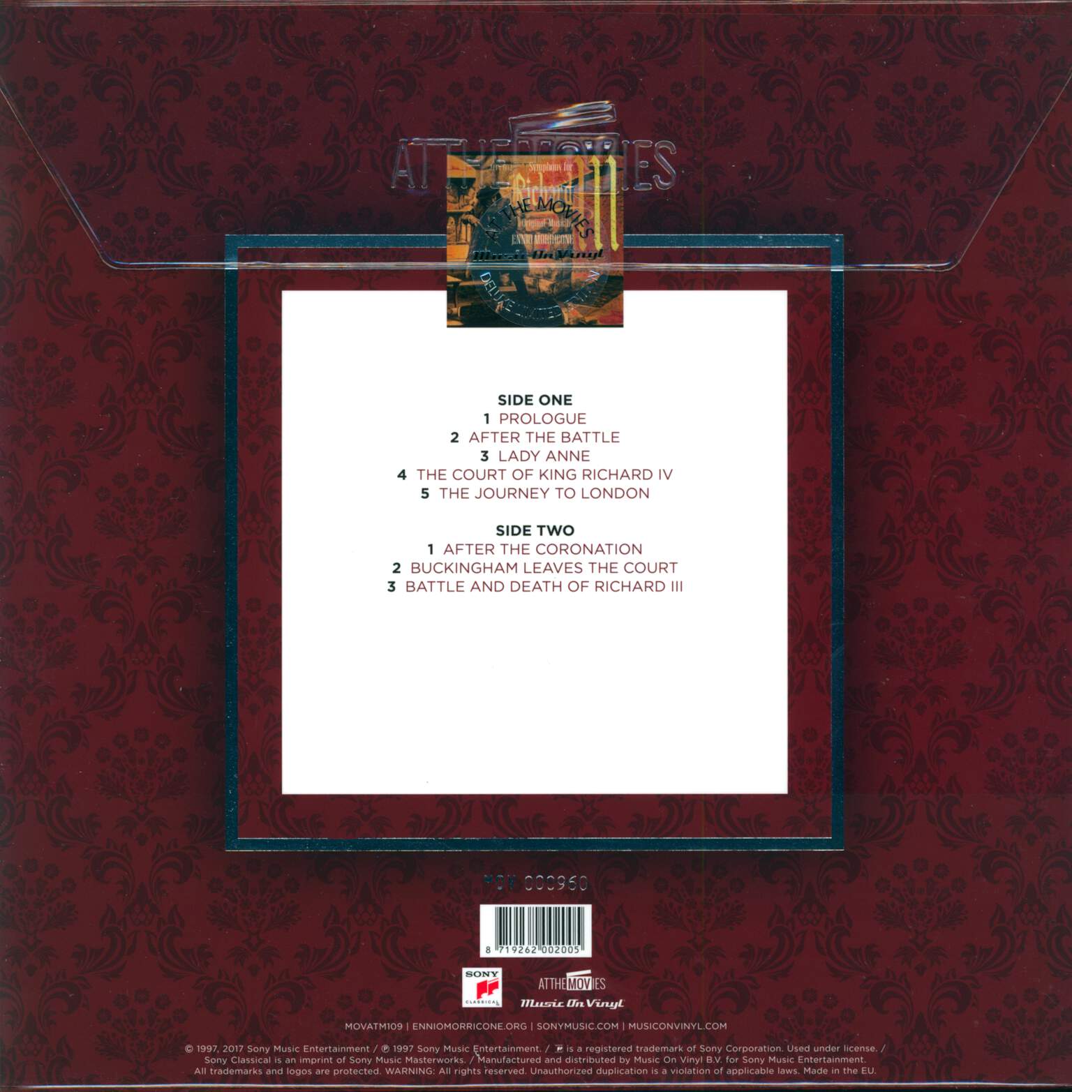Ennio Morricone: Symphony For Richard III, LP (Vinyl)