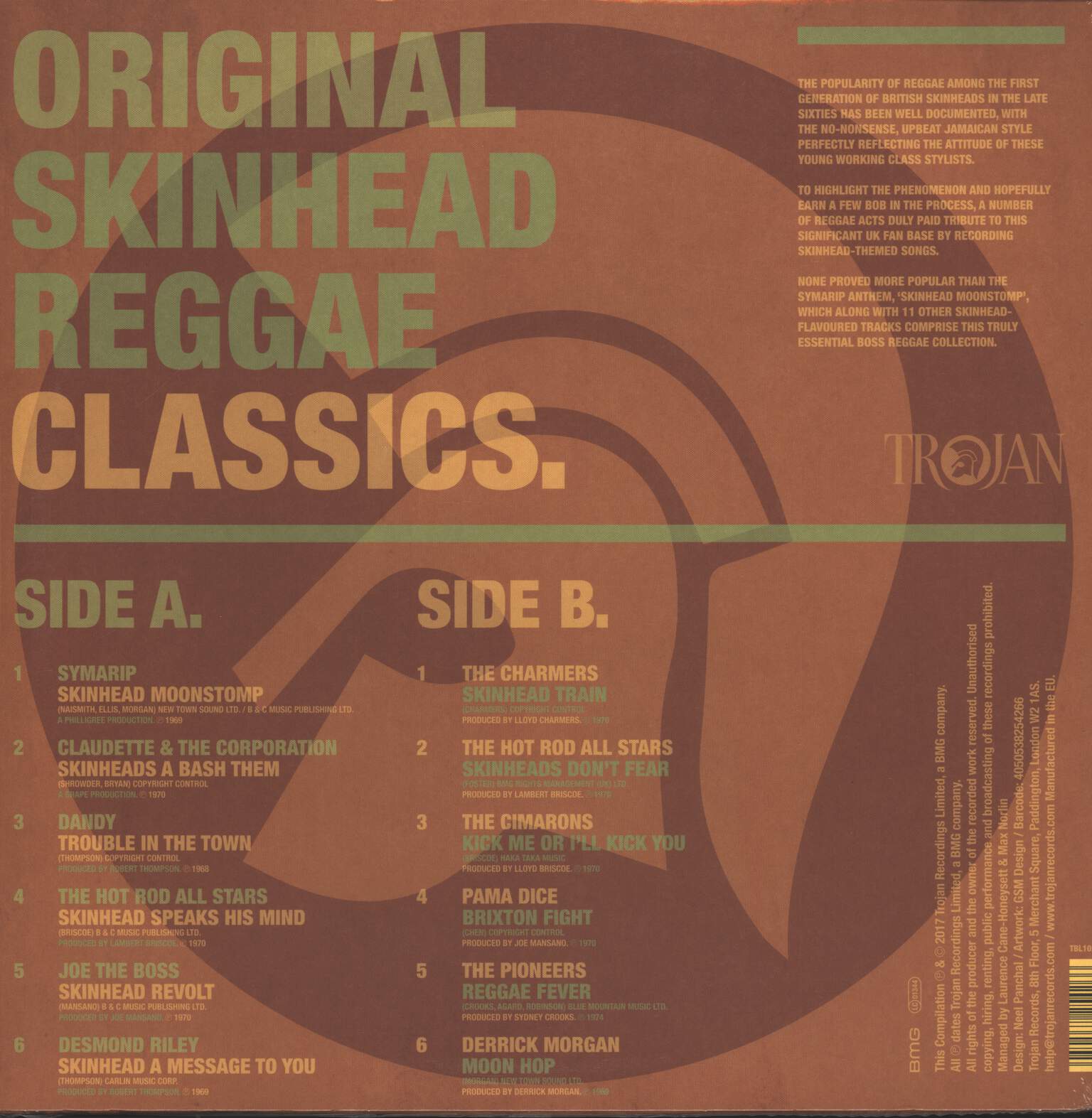 Various: Trojan: Original Skinhead Reggae Classics., LP (Vinyl)