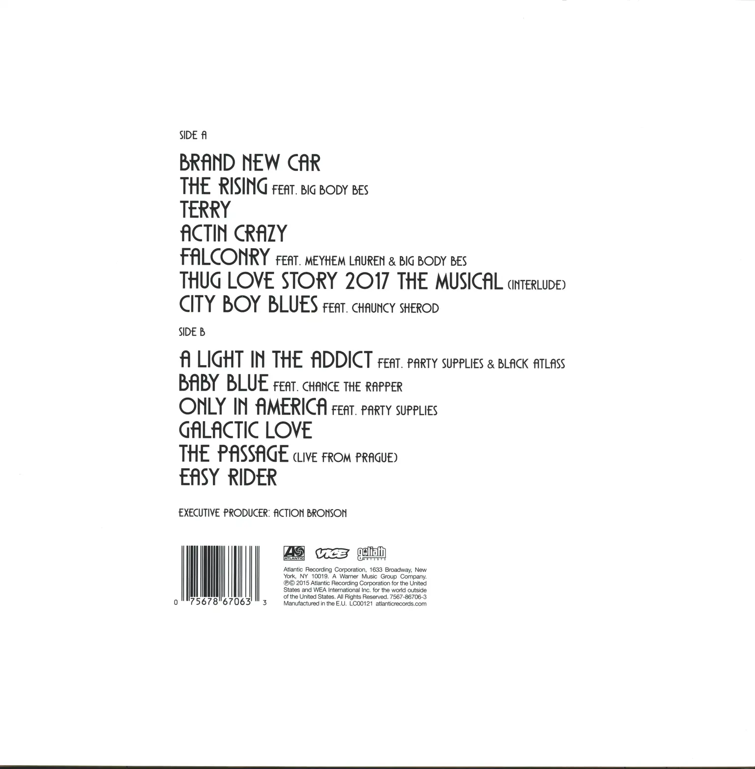 Action Bronson: Mr. Wonderful, LP (Vinyl)