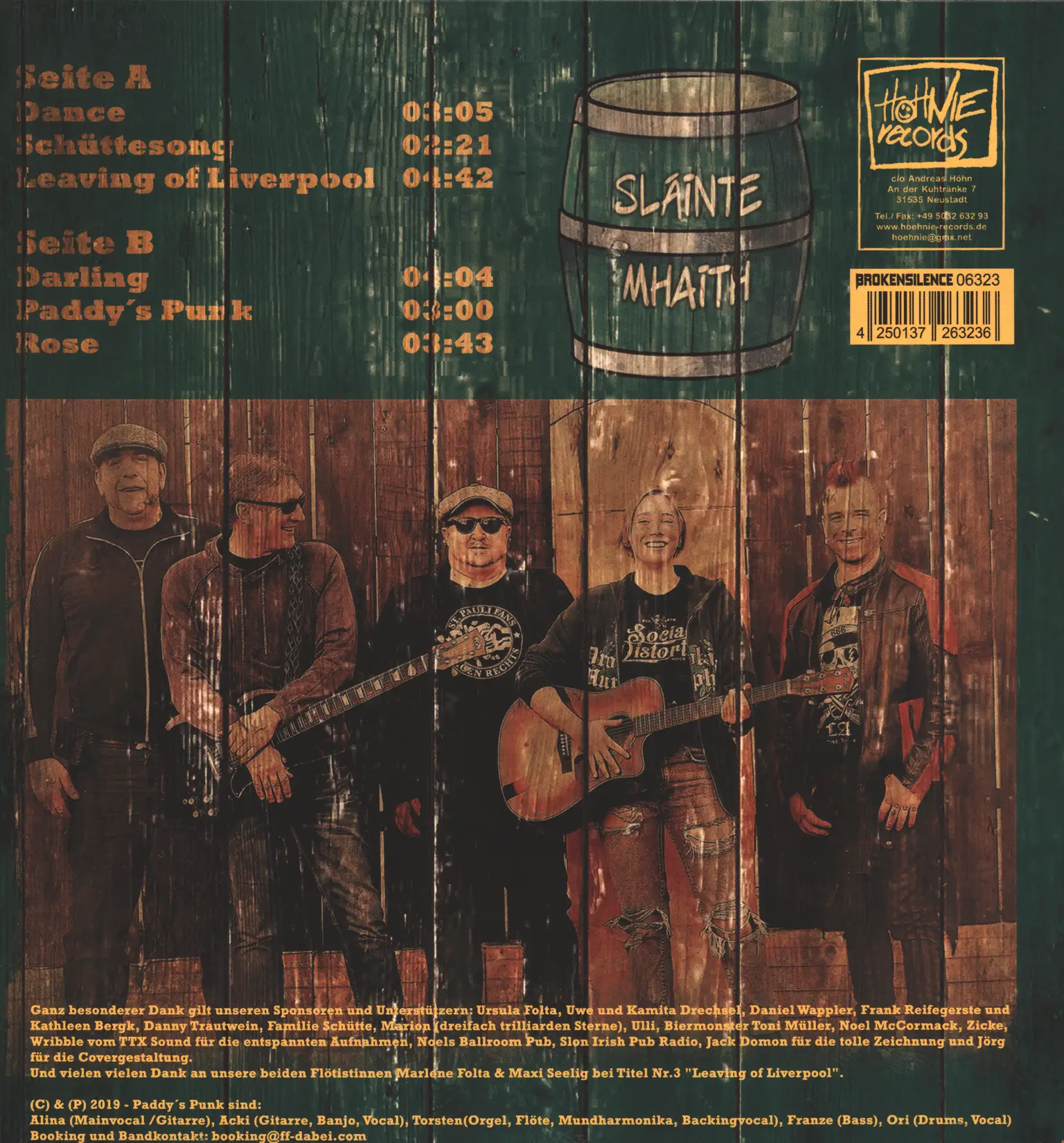 Paddy's Punk: Slainte Mhaith, LP (Vinyl)
