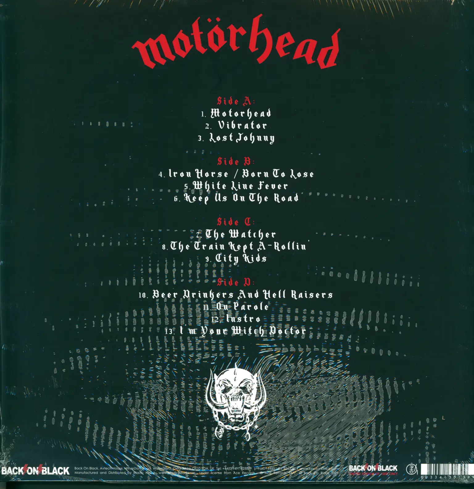 Motörhead: Motörhead, 2×LP (Vinyl)